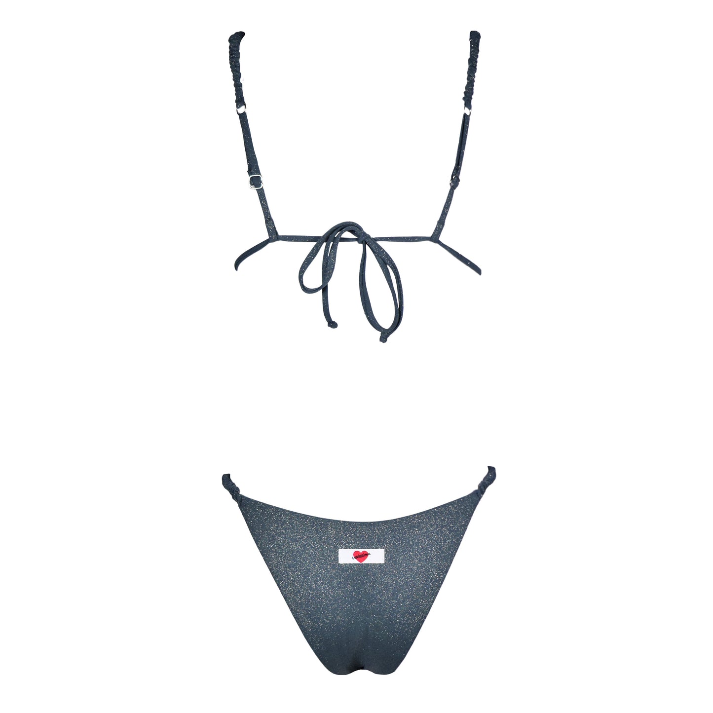 Triangolo Cristal Scrunchies Titanio