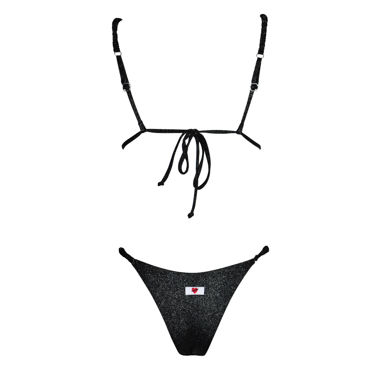 Triangolo Cristal Scrunchies Black