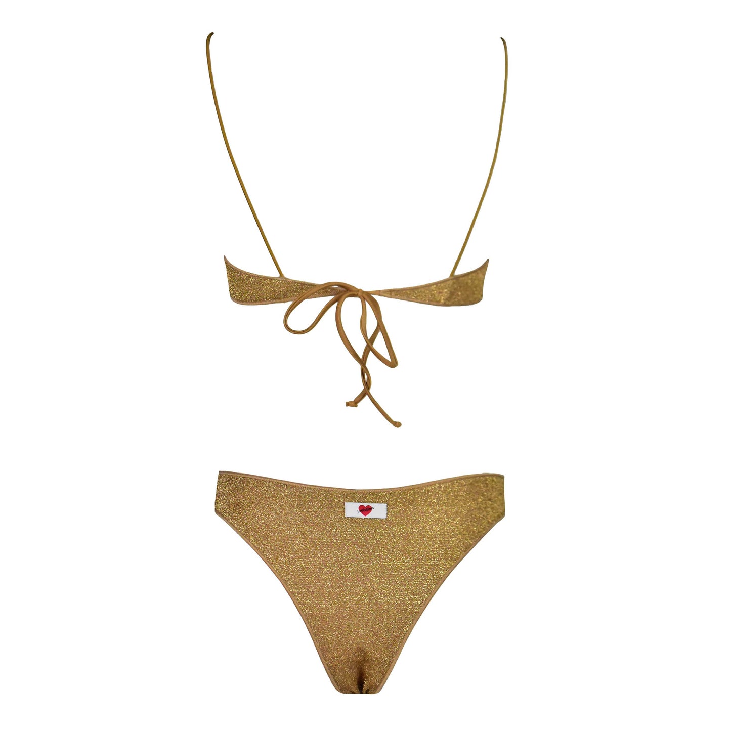 Corpetto Miami Glitter Gold