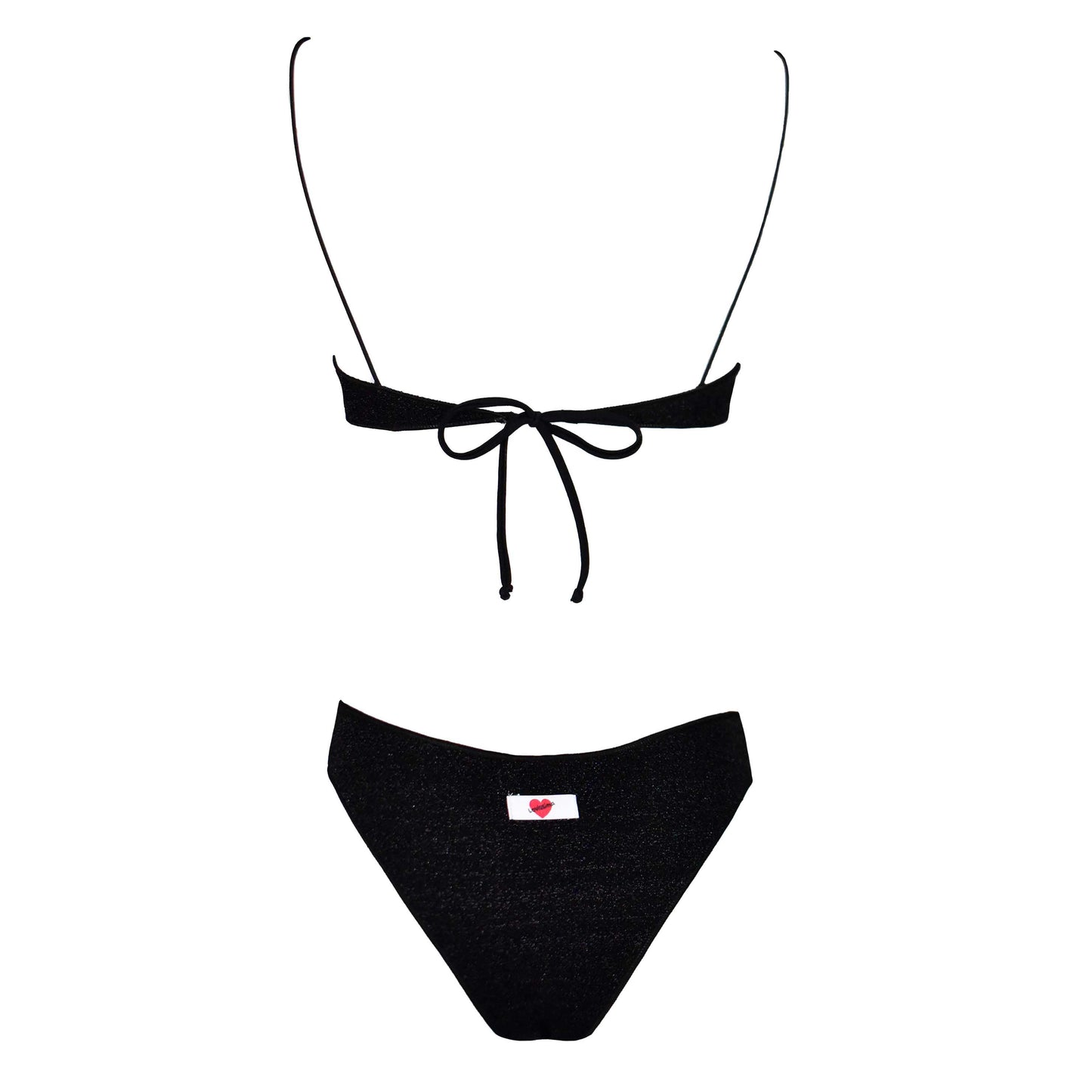 Corpetto Miami Glitter Black