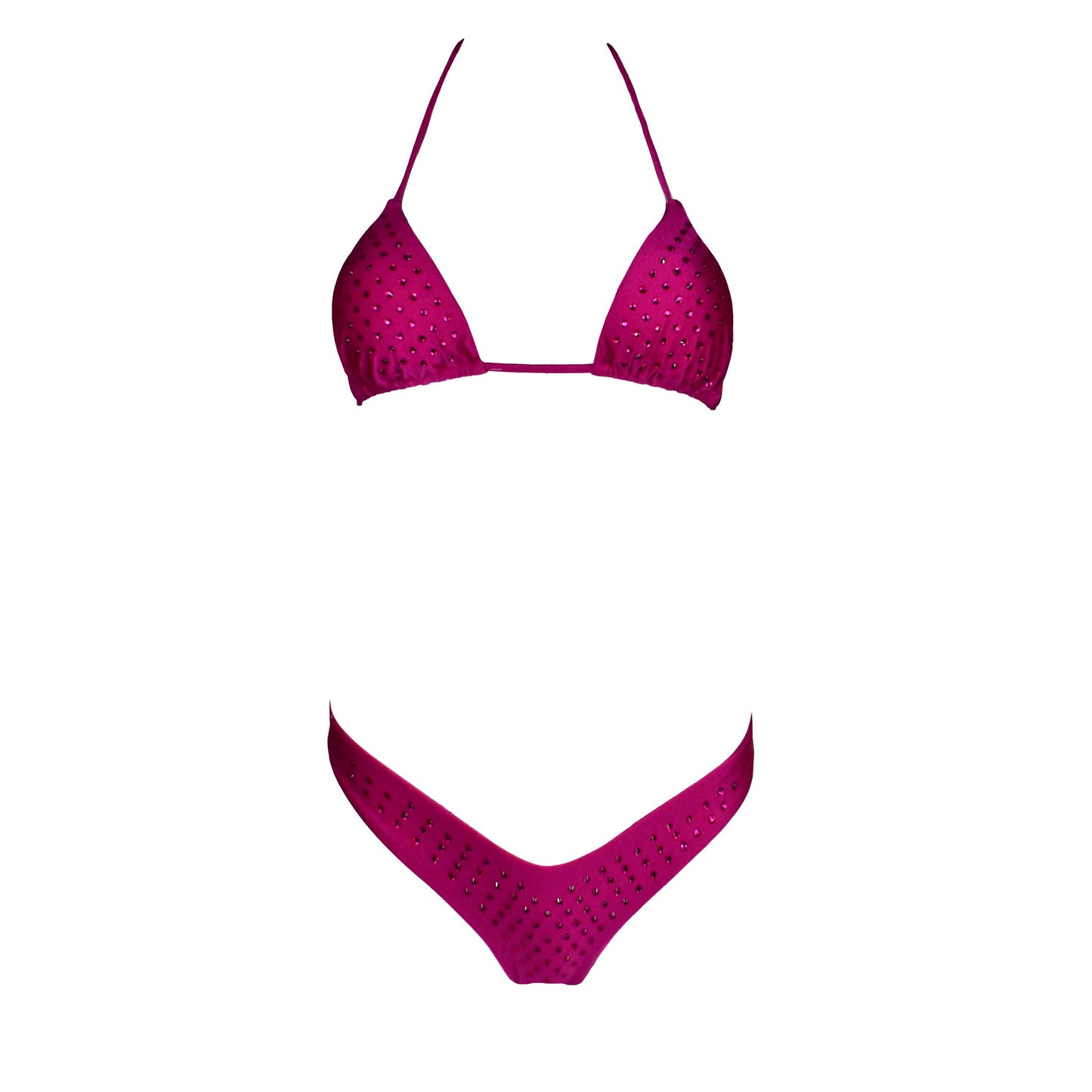Triangolo Seta Corinne Bouganville