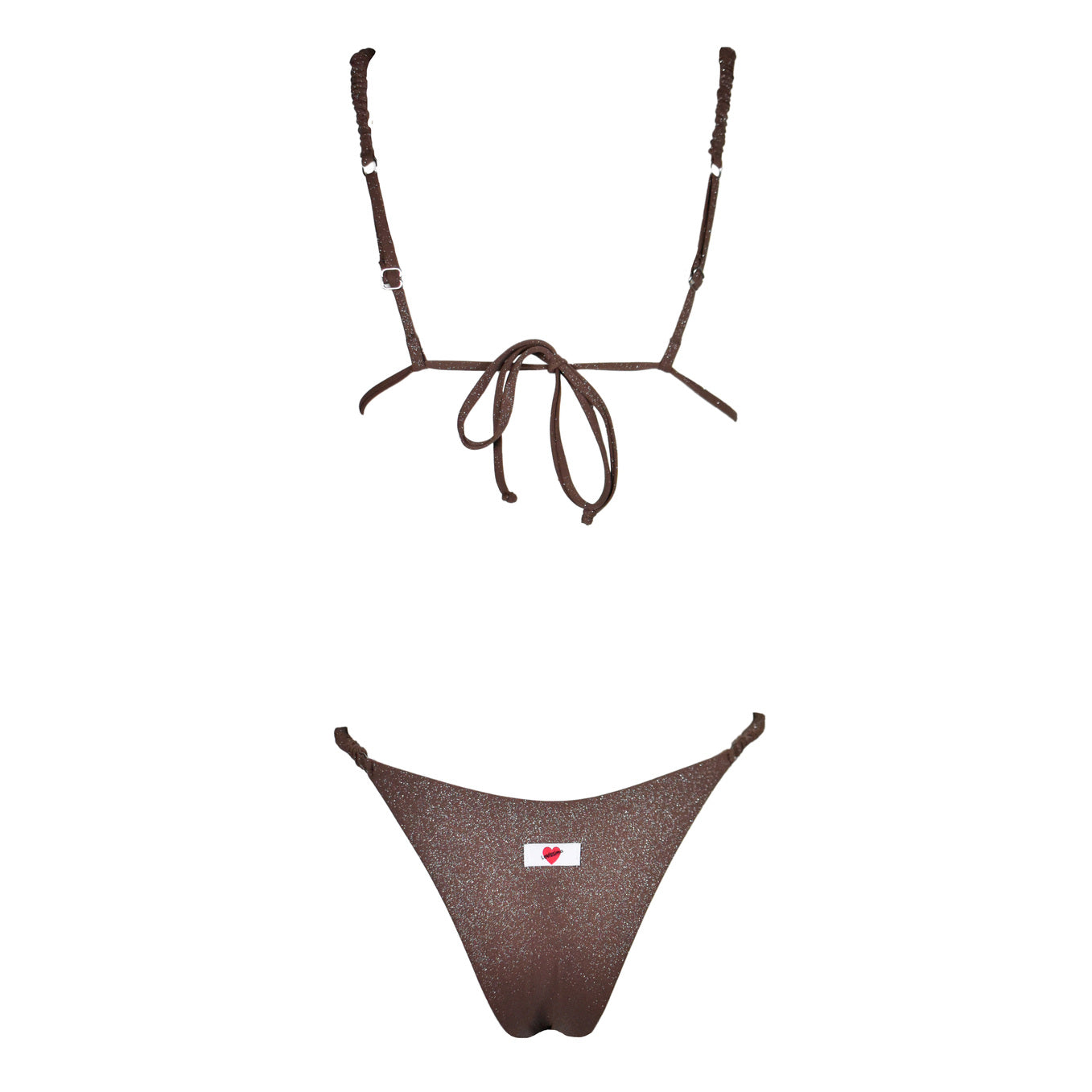 Triangolo Cristal Scrunchies Moka