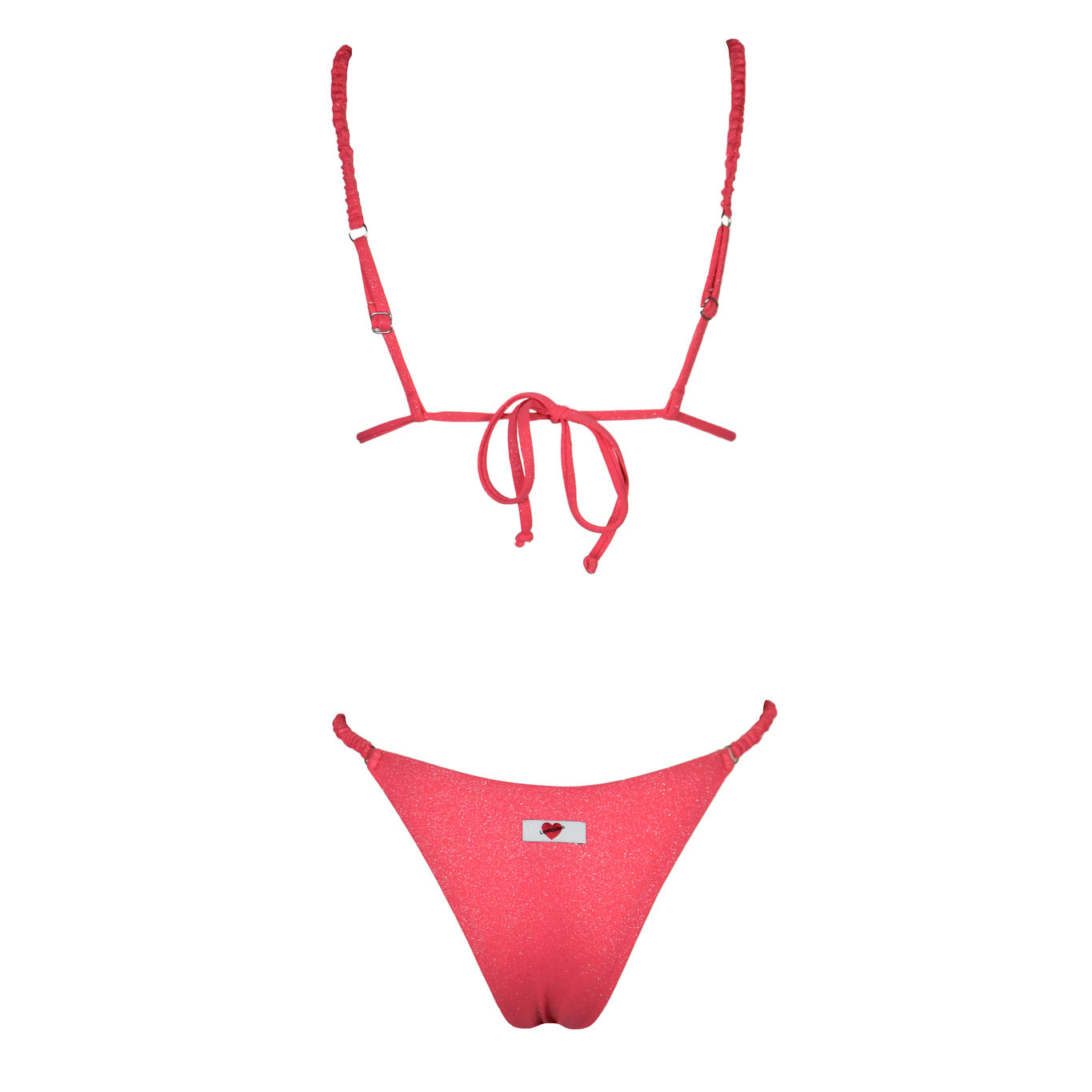 Triangolo Cristal Scrunchies Flamingo