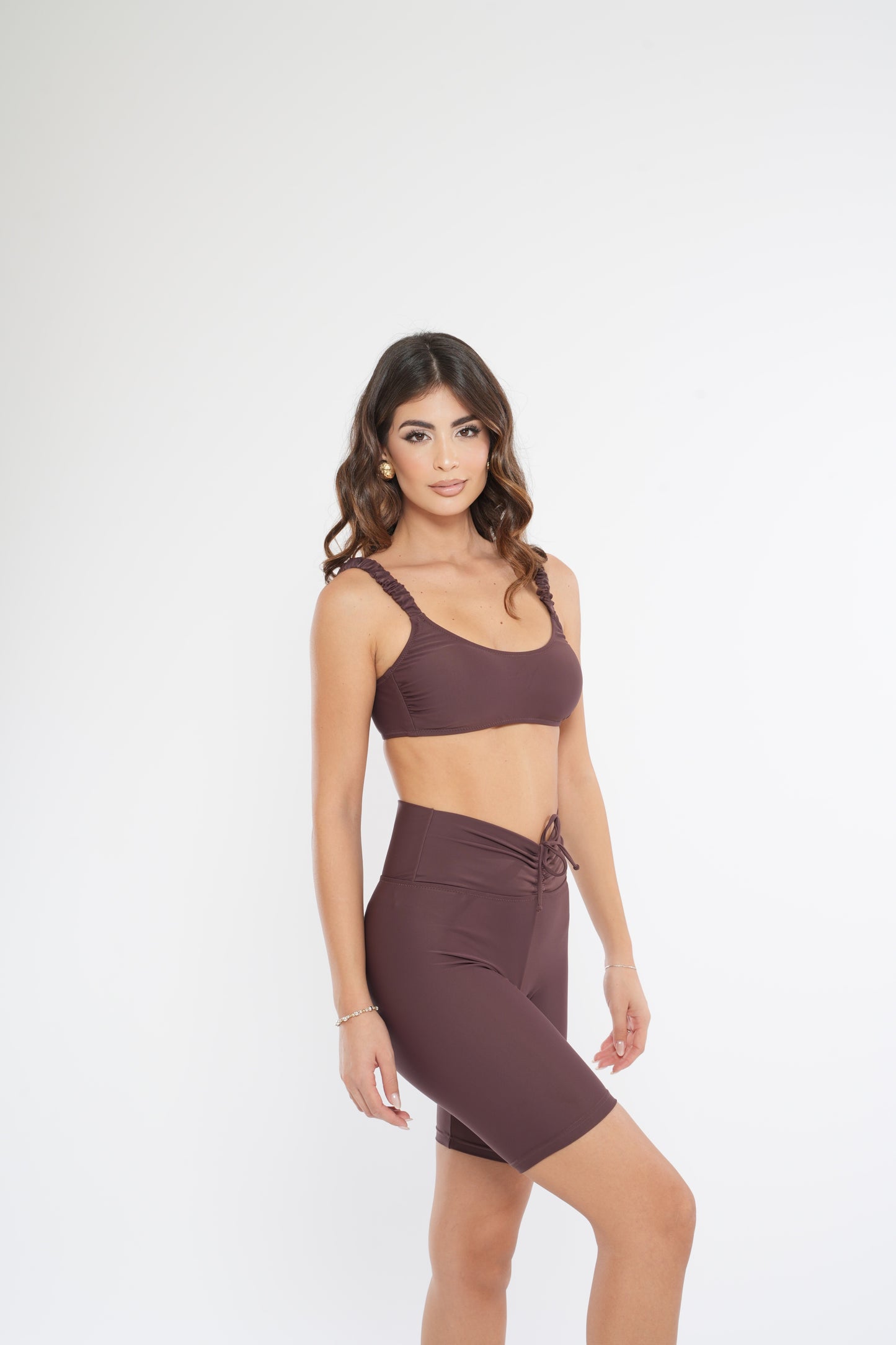 Cord-Set Yara Short Dark Chocolate