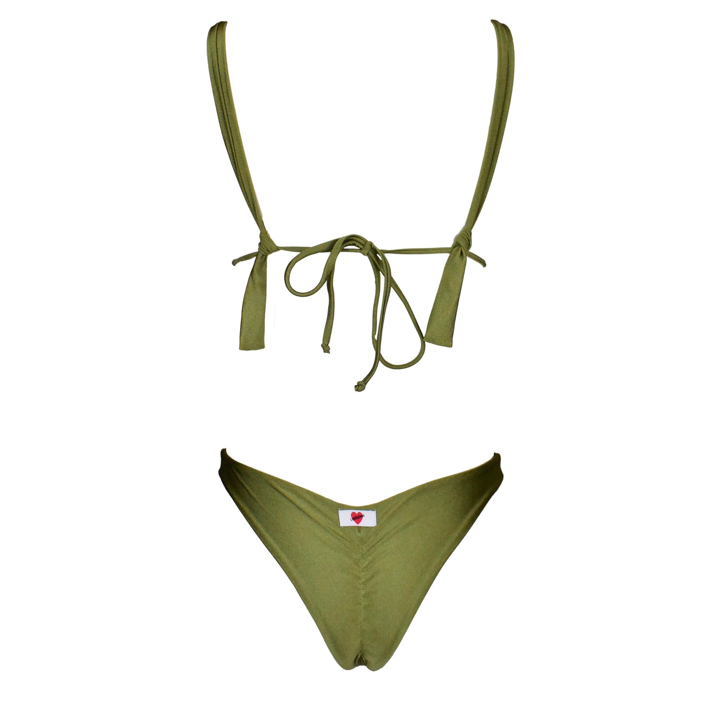 Triangolo Angelina Satin Wasabi