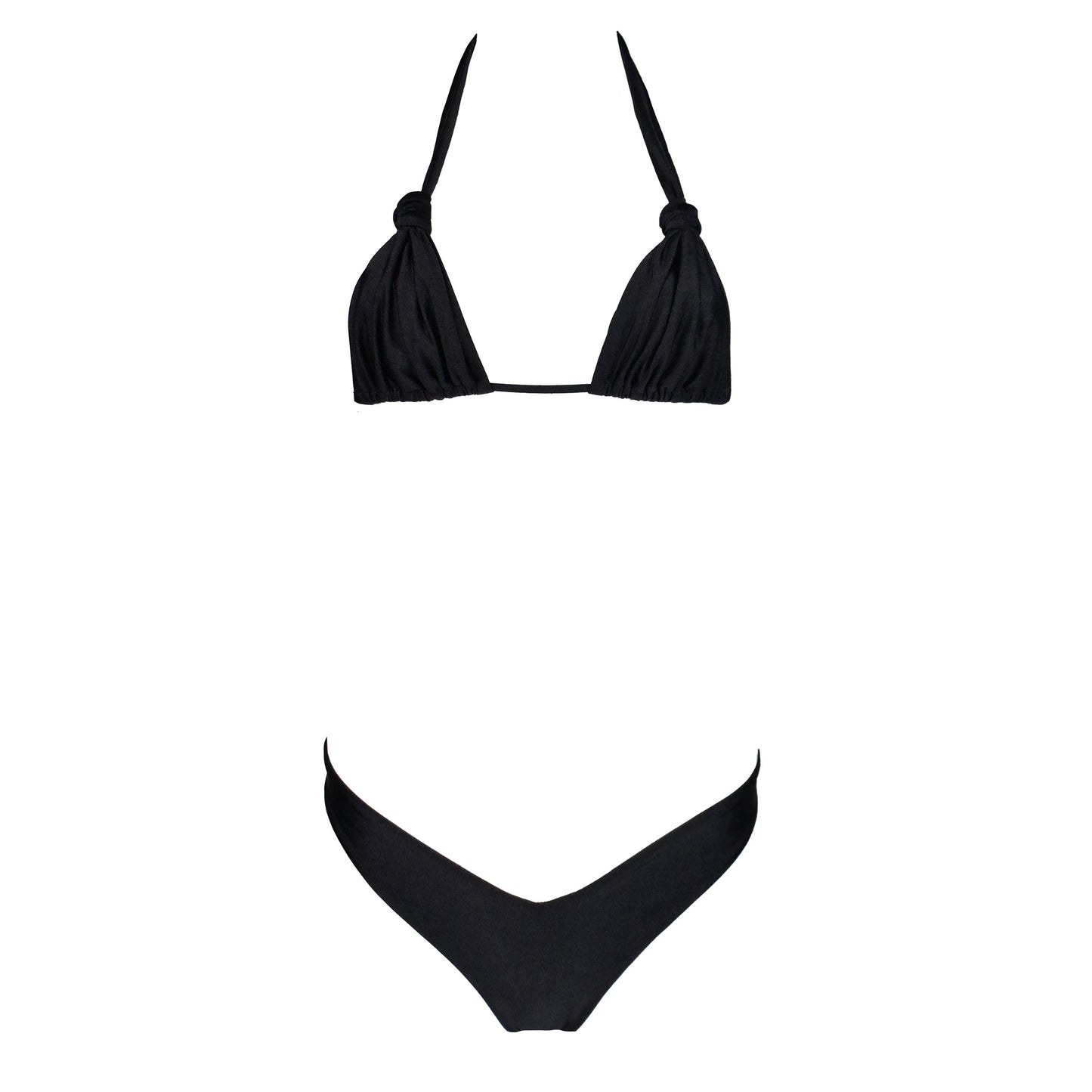 Triangolo Angelina Satin Black