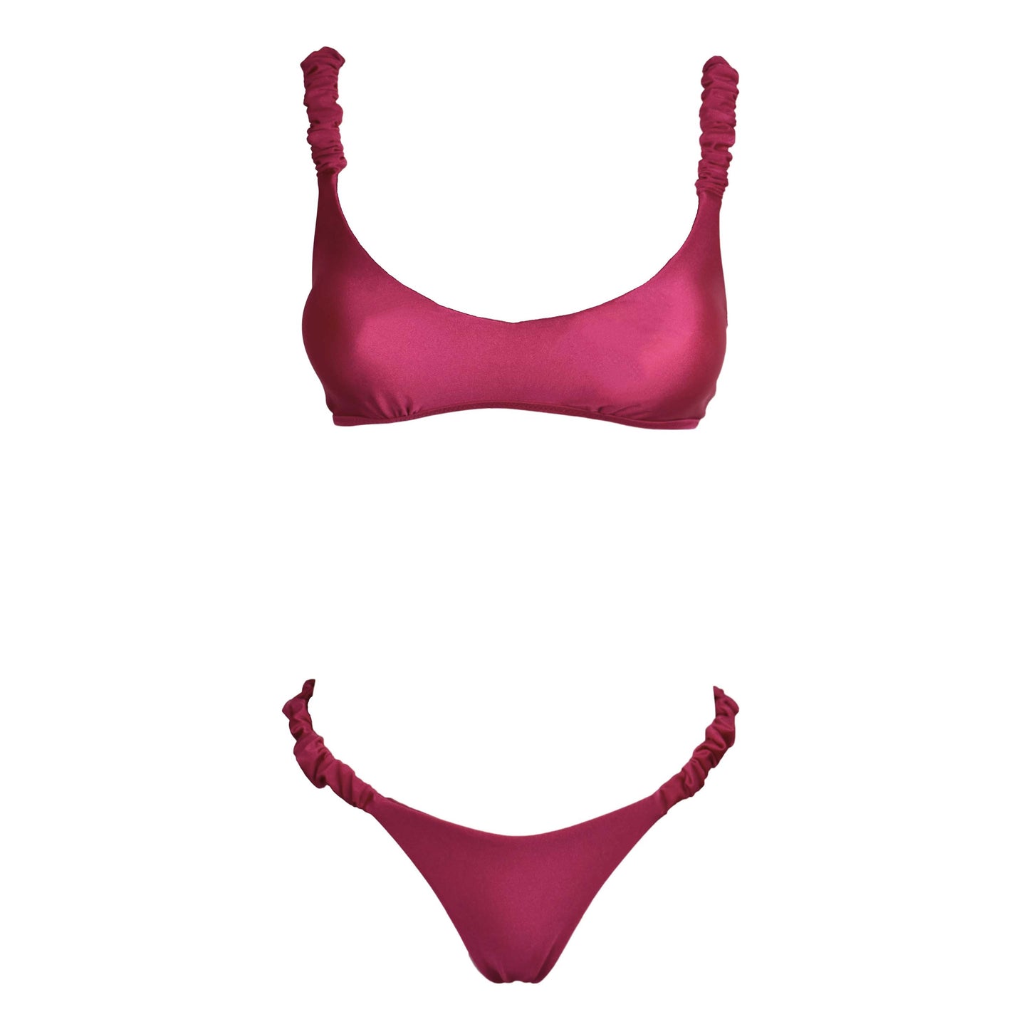 Corpetto Satin Scrunchies Blush