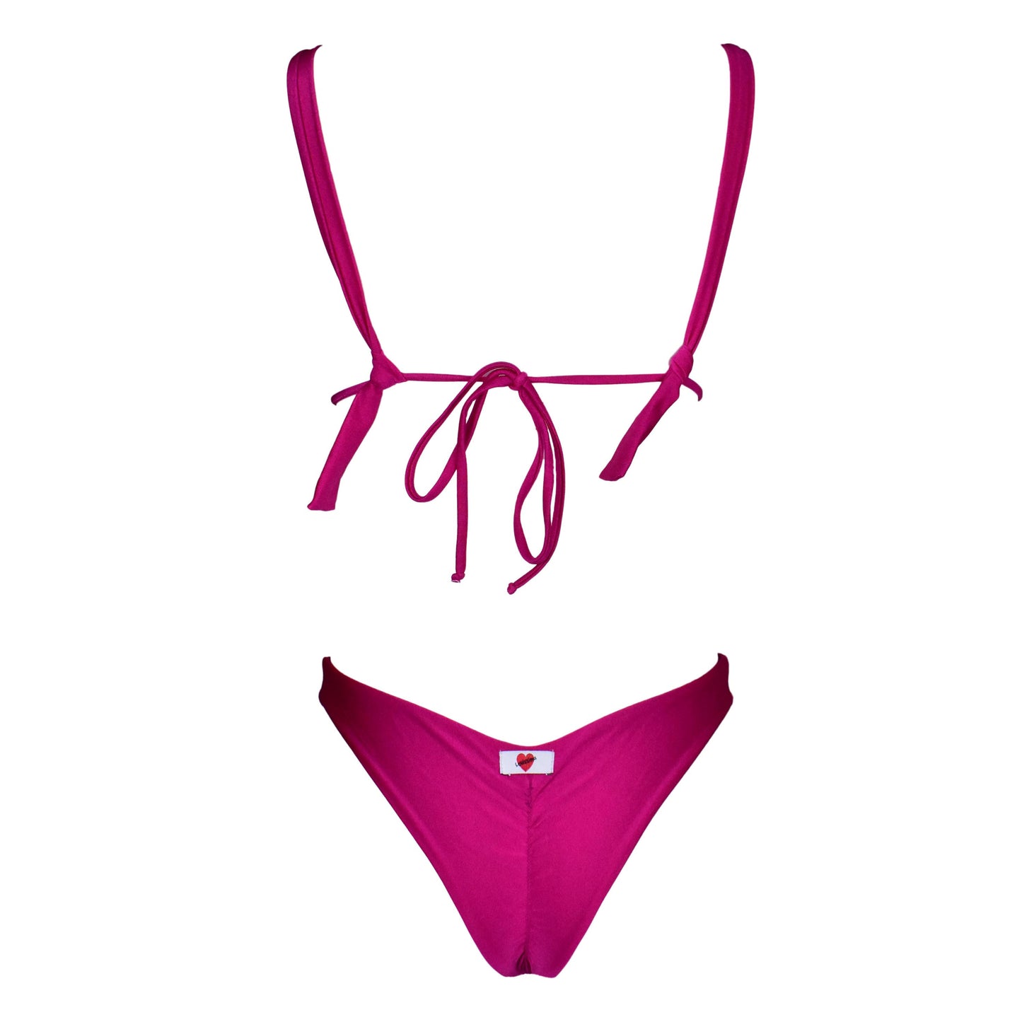 Triangolo Angelina Satin Bouganville
