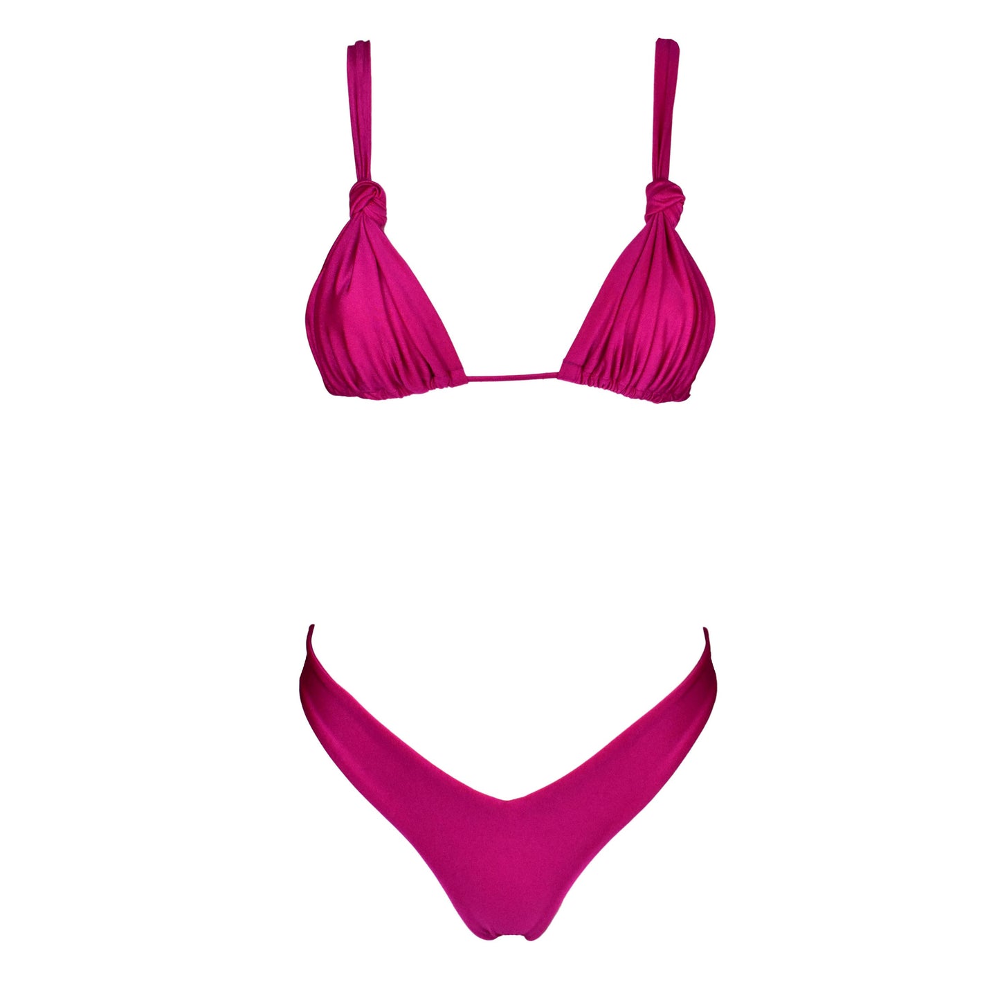 Triangolo Angelina Satin Bouganville