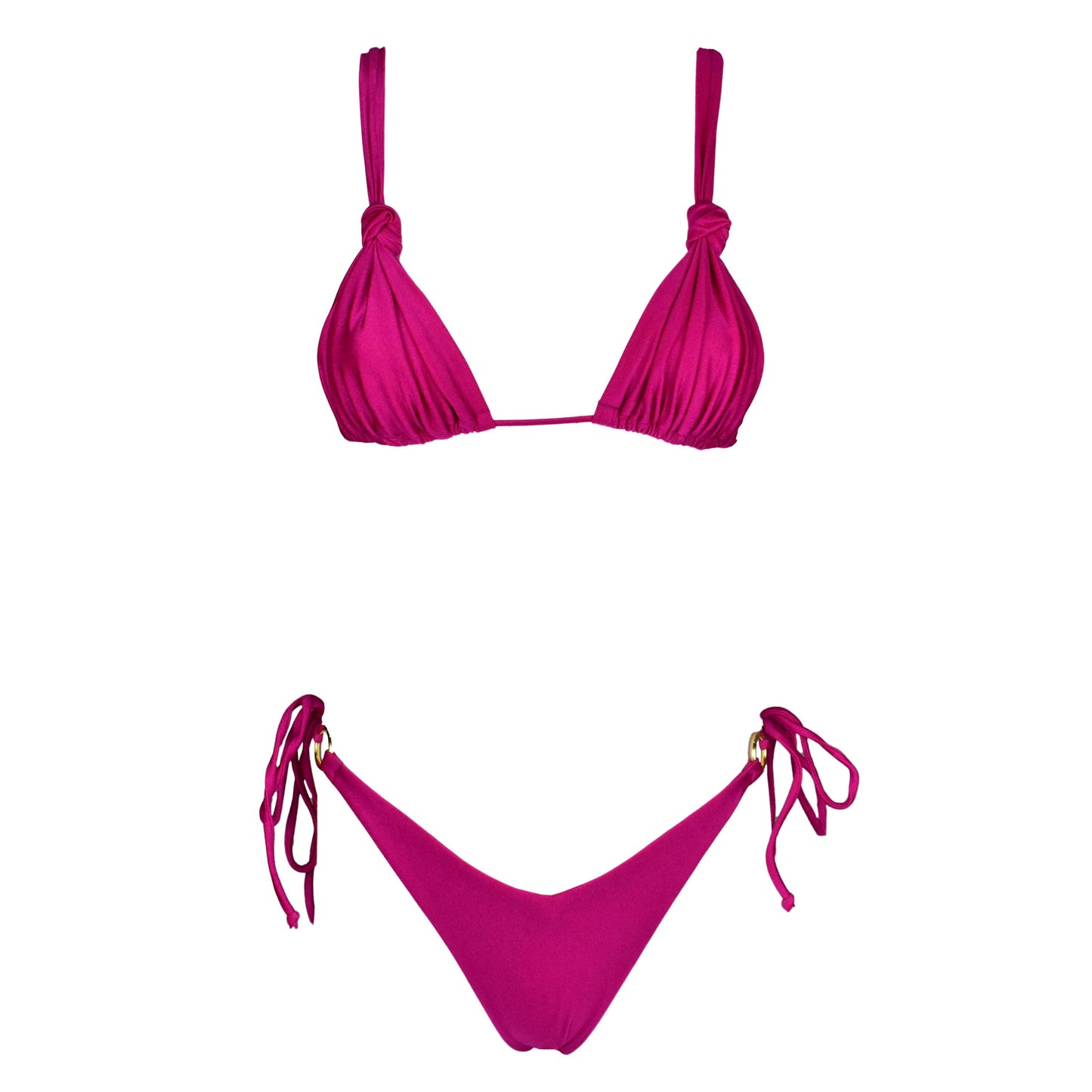 Triangolo Angelina Satin Bouganville