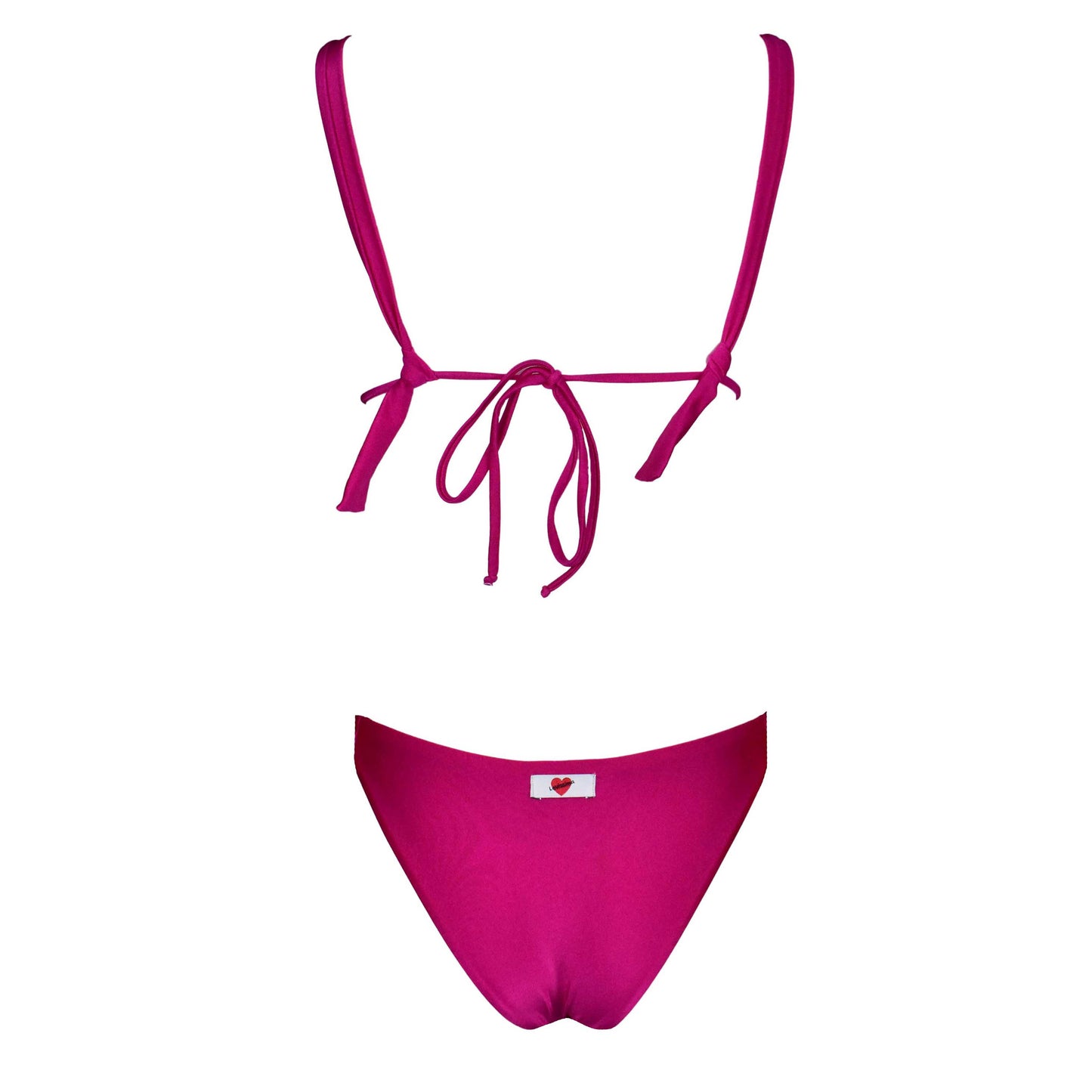 Triangolo Angelina Satin Bouganville