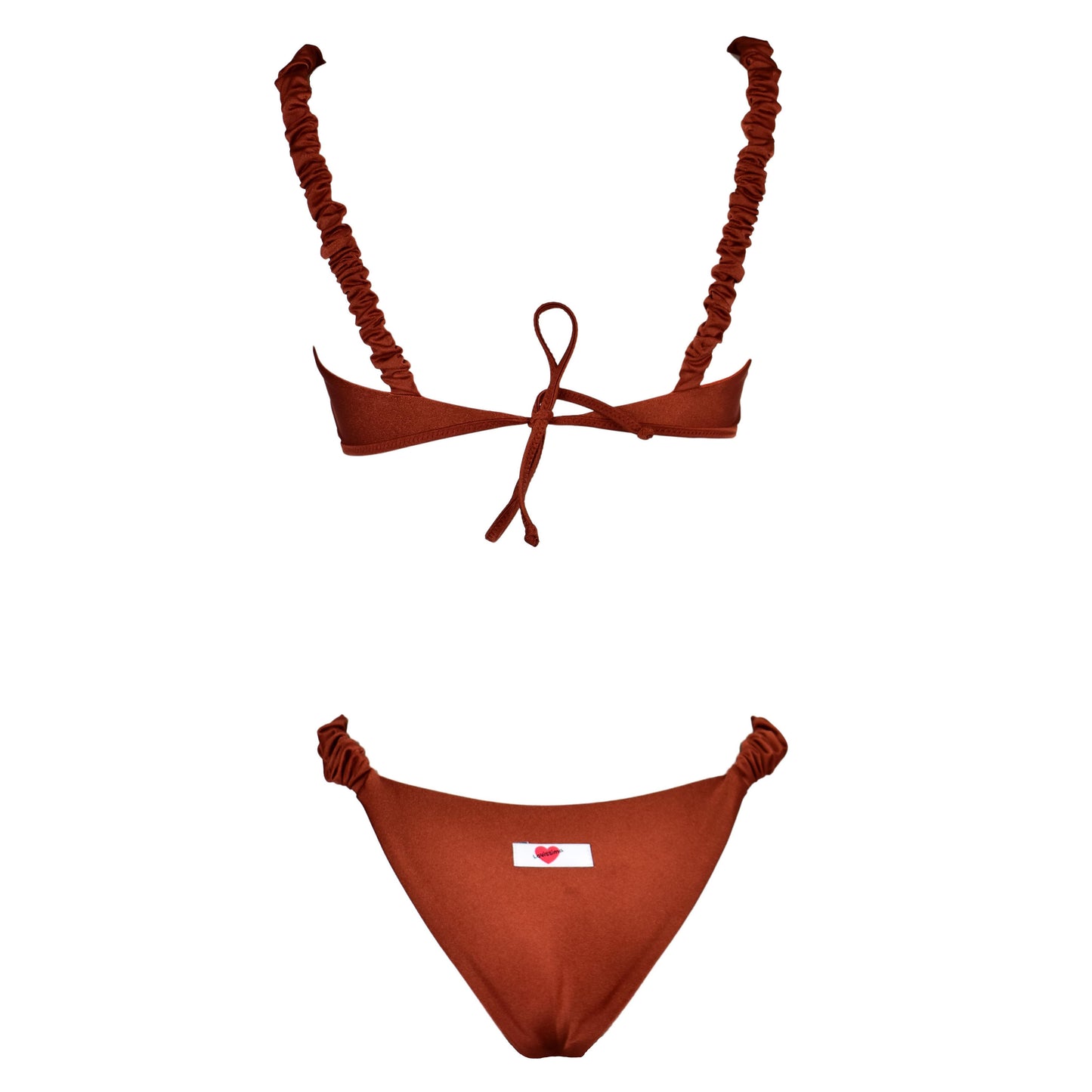 Corpetto Satin Scrunchies Caramello