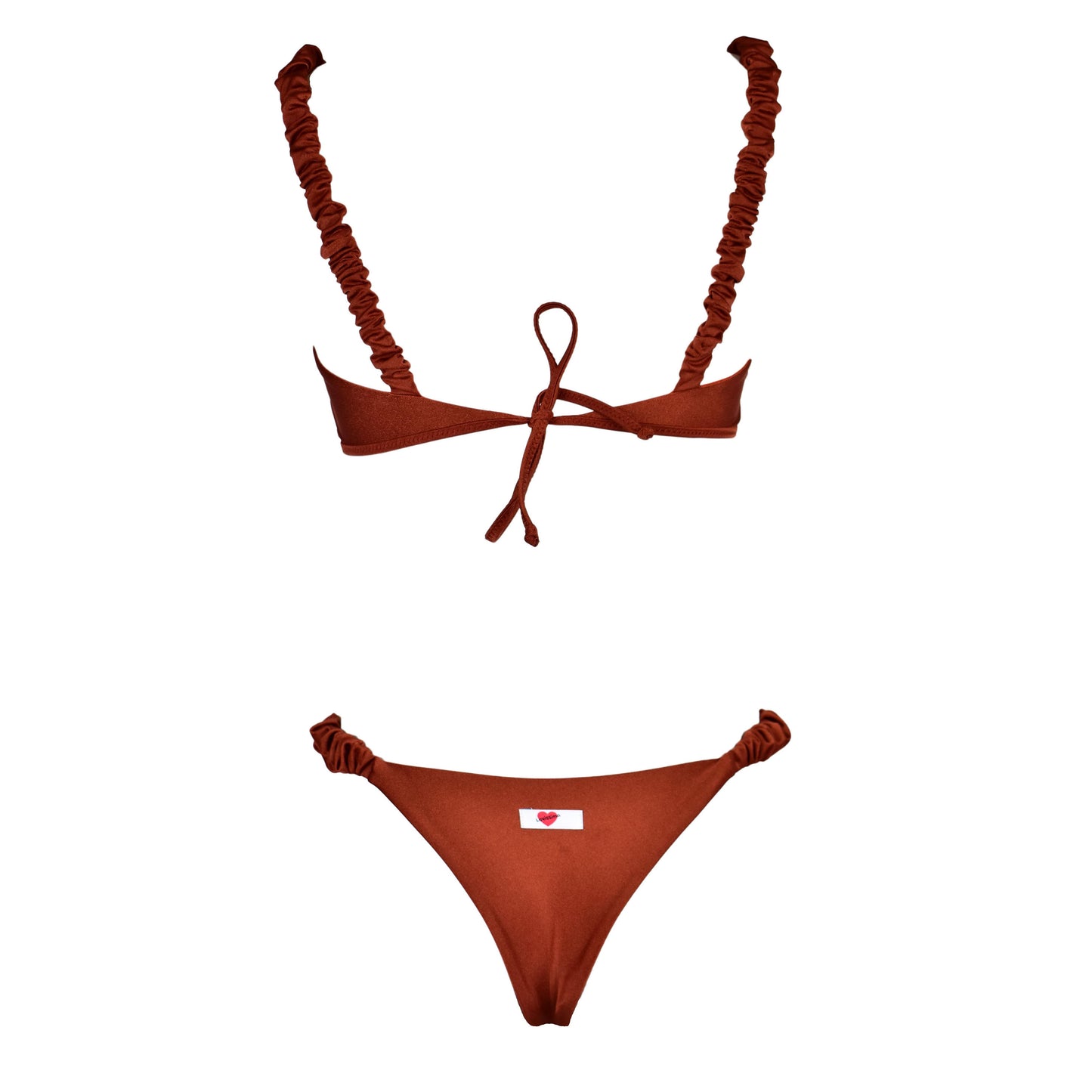 Corpetto Satin Scrunchies Caramello
