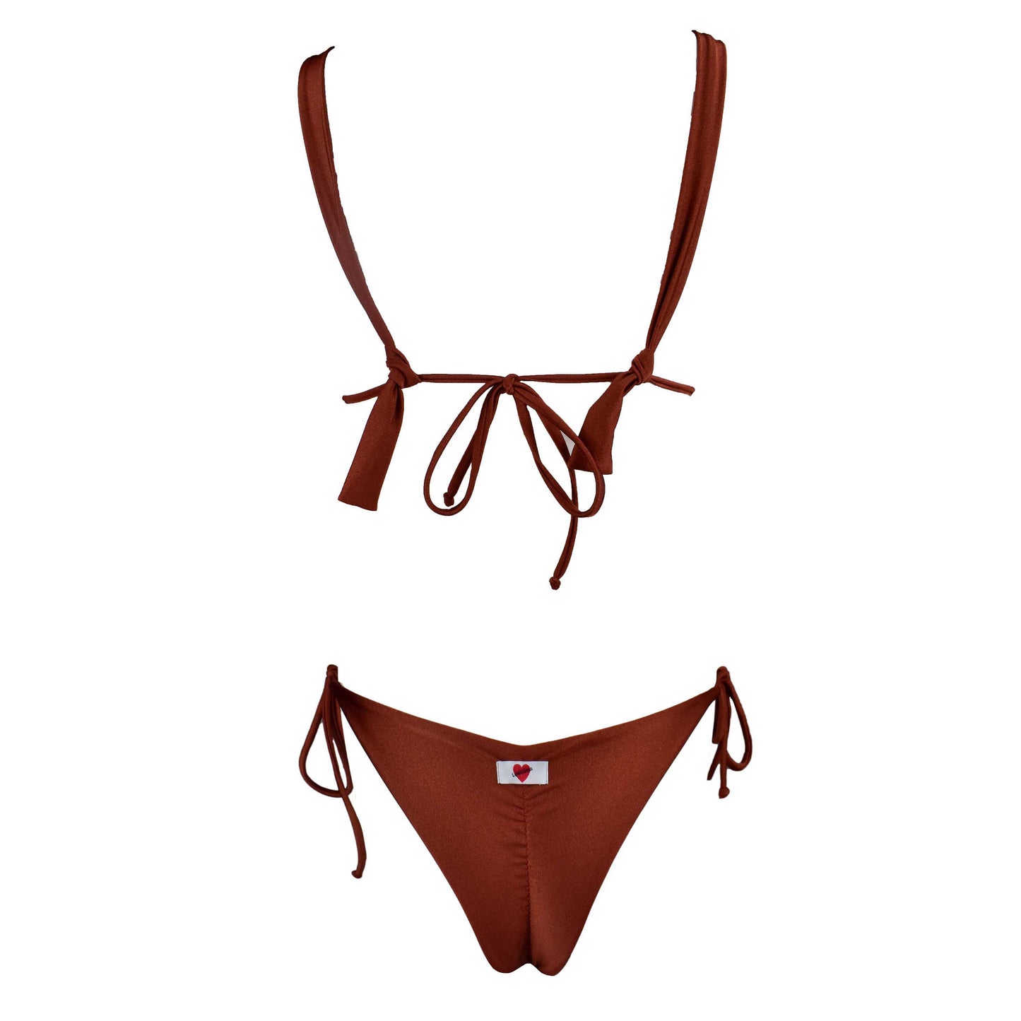Triangolo Angelina Satin Caramello
