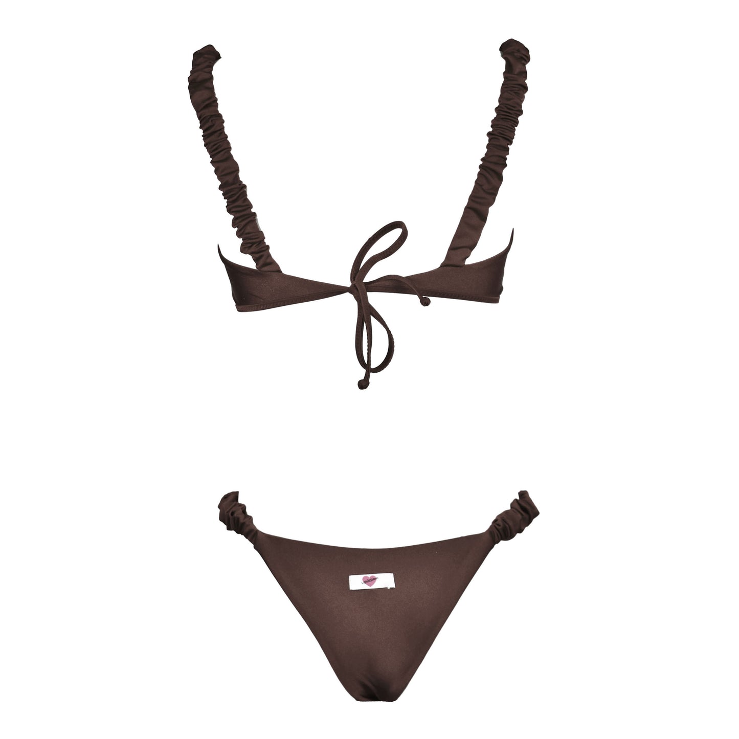 Corpetto Satin Scrunchies Dark Chocolate