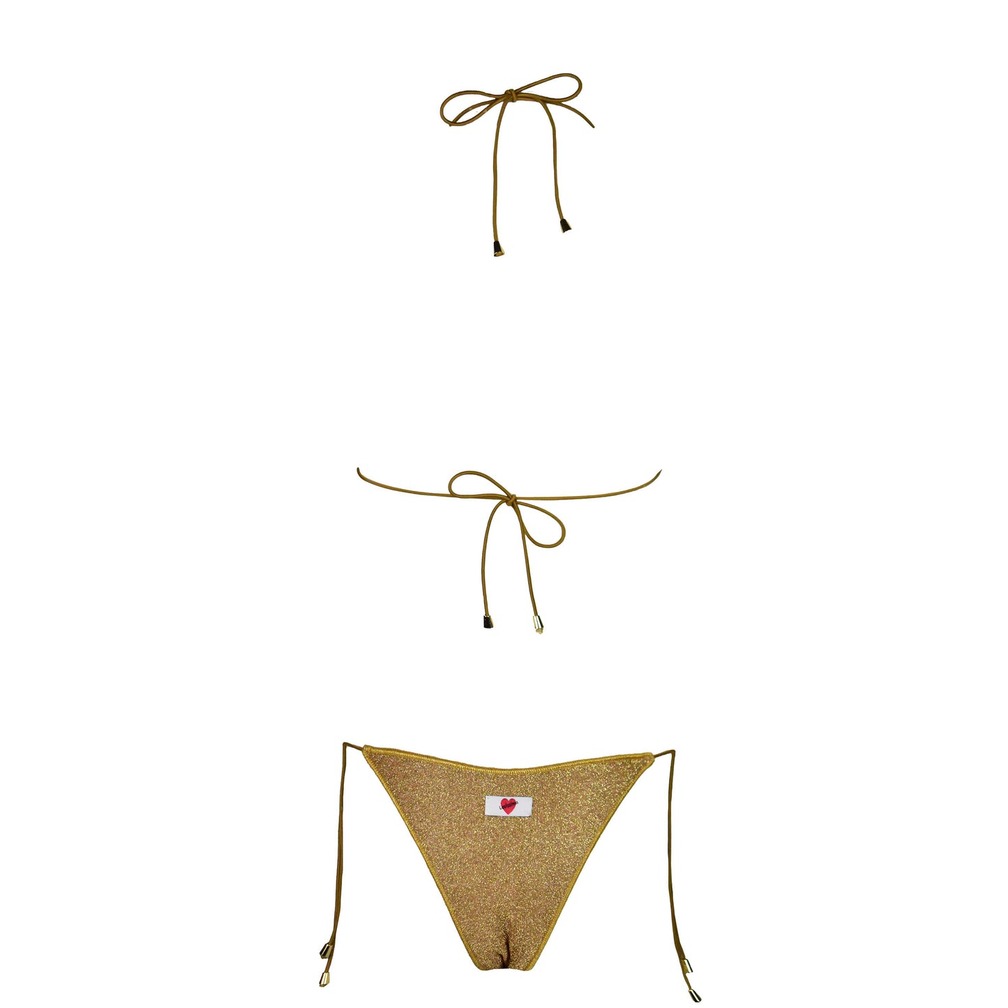 Triangolo Miami Glitter Gold