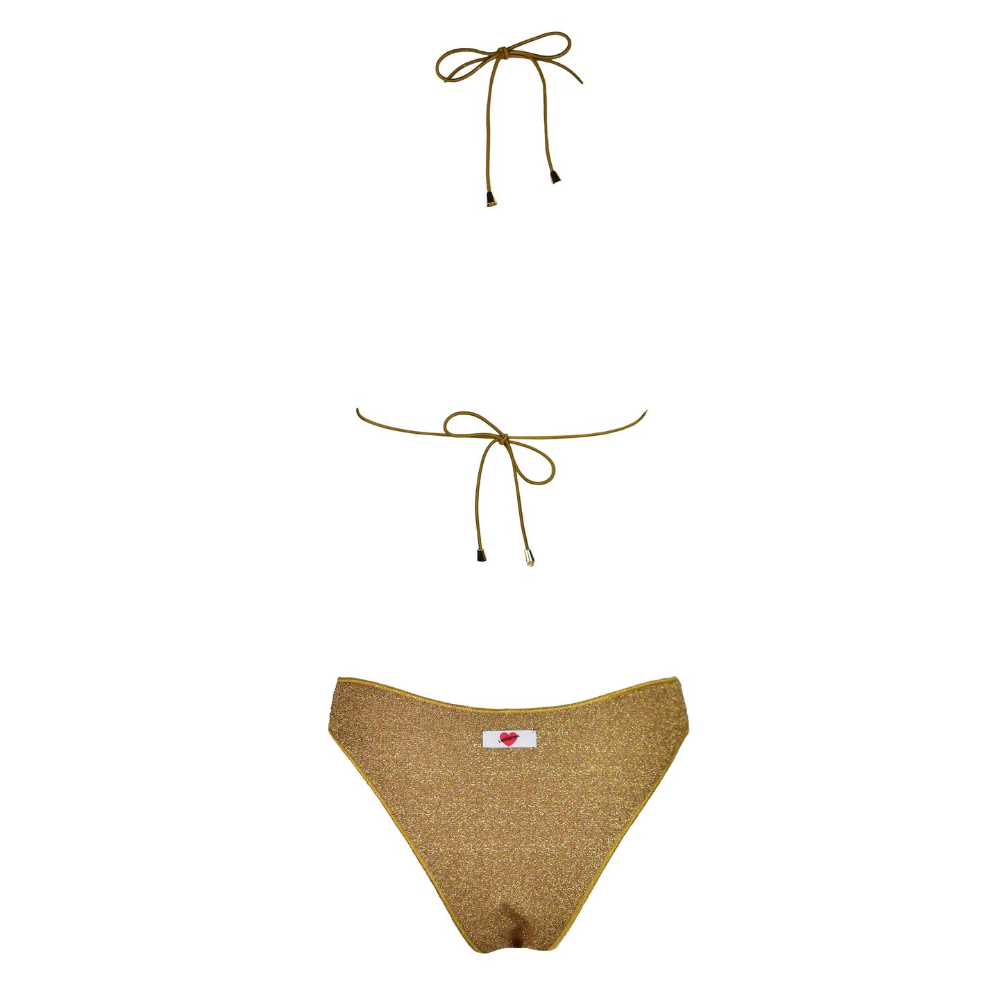 Triangolo Miami Glitter Gold