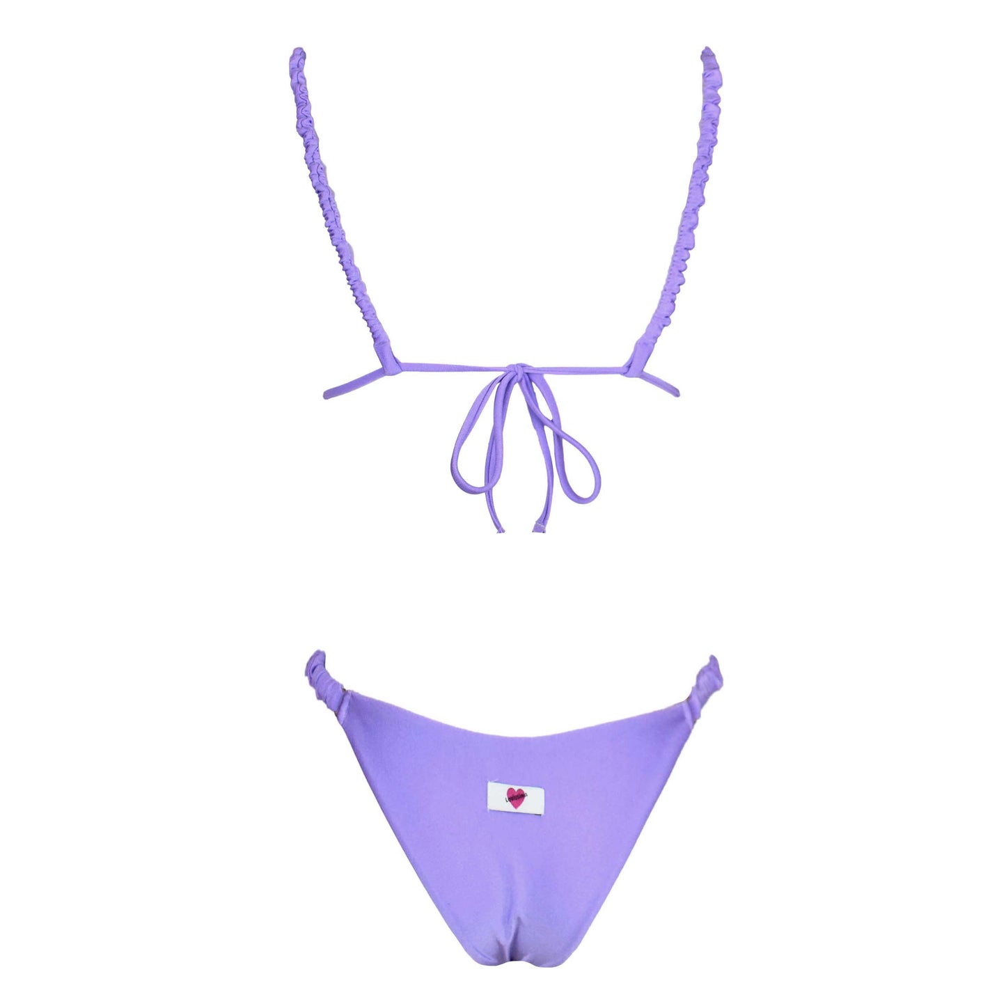 Triangolo Satin Scrunchies Lavanda