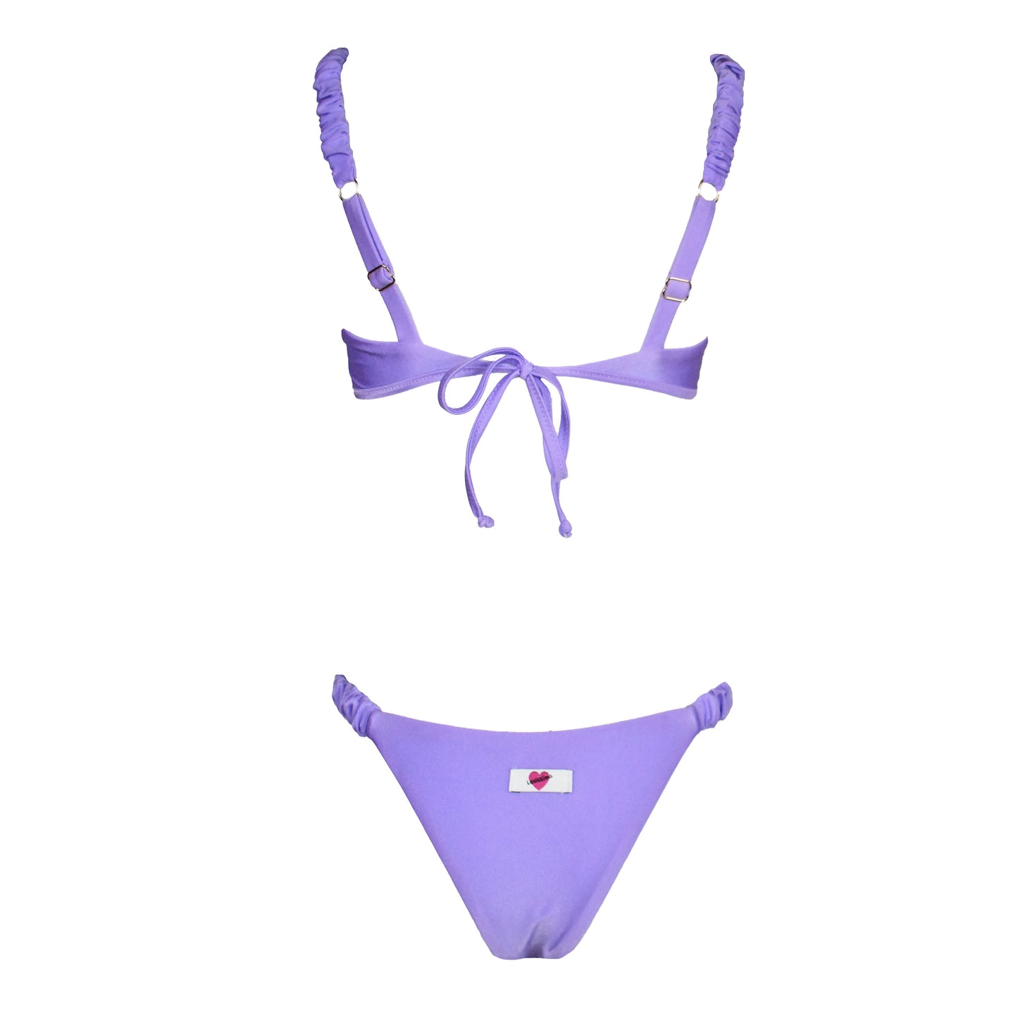 Corpetto Satin Scrunchies Lavanda