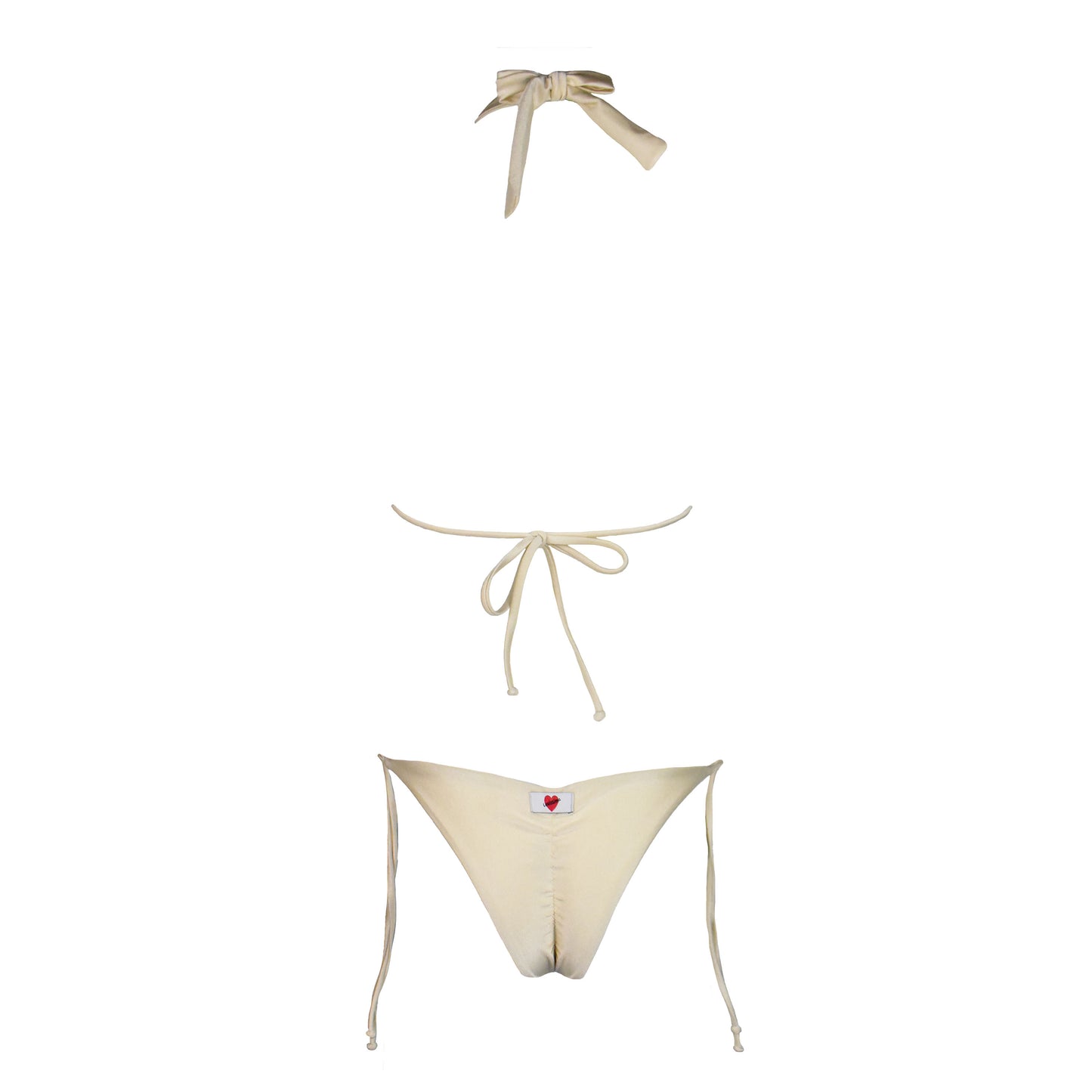 Triangolo Angelina Satin Macadamia