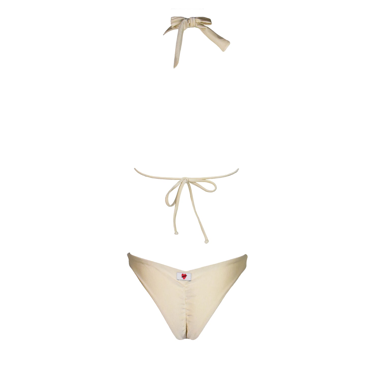 Triangolo Angelina Satin Macadamia