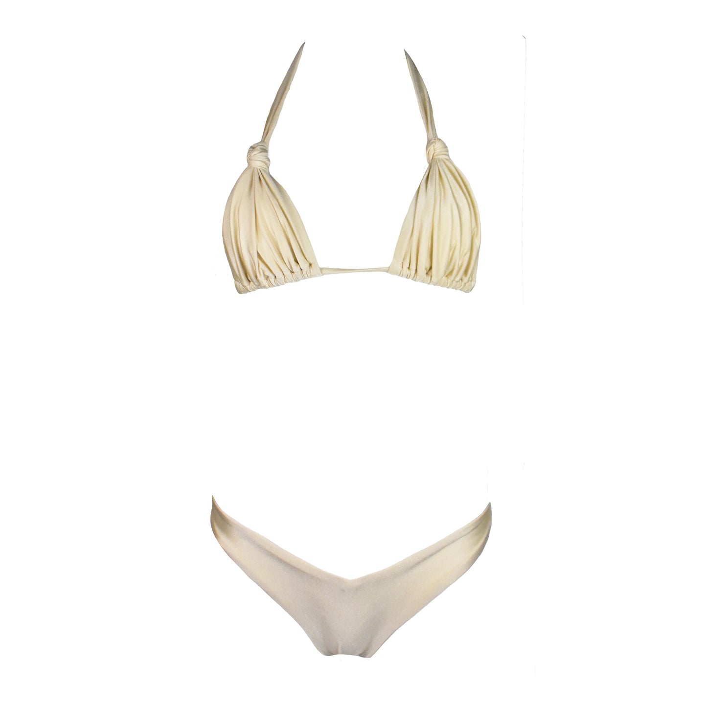 Triangolo Angelina Satin Macadamia
