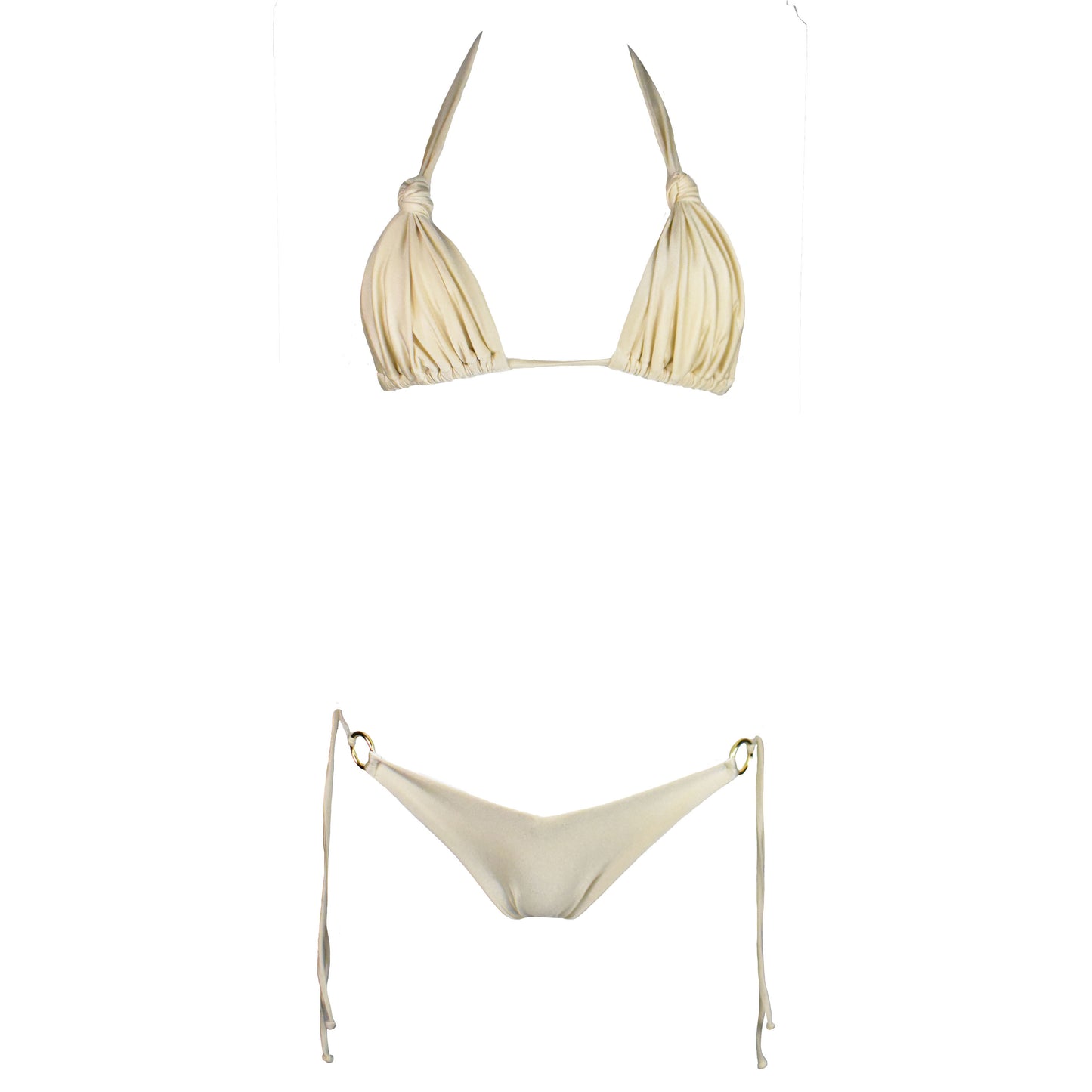 Triangolo Angelina Satin Macadamia