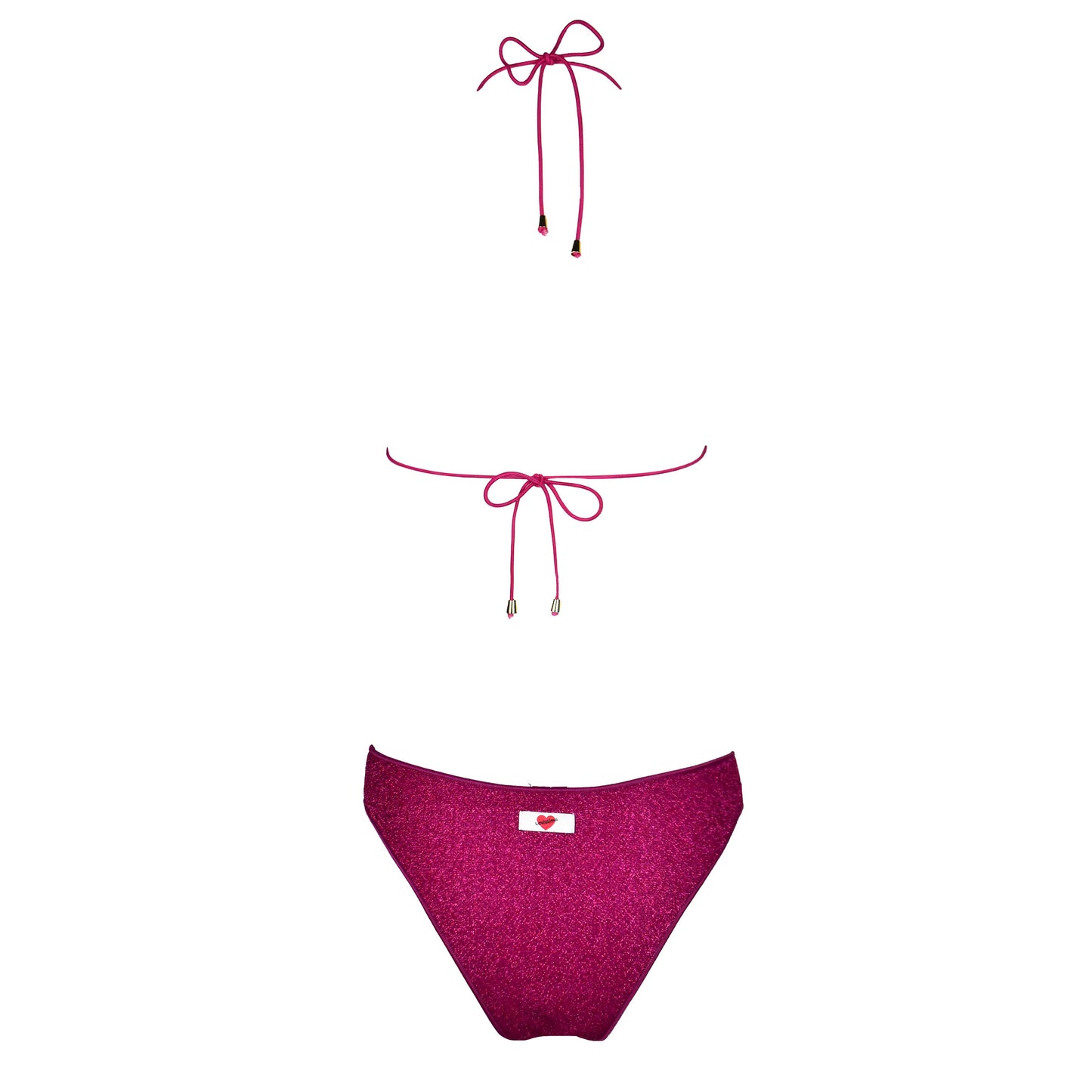 Triangolo Miami Glitter Magenta