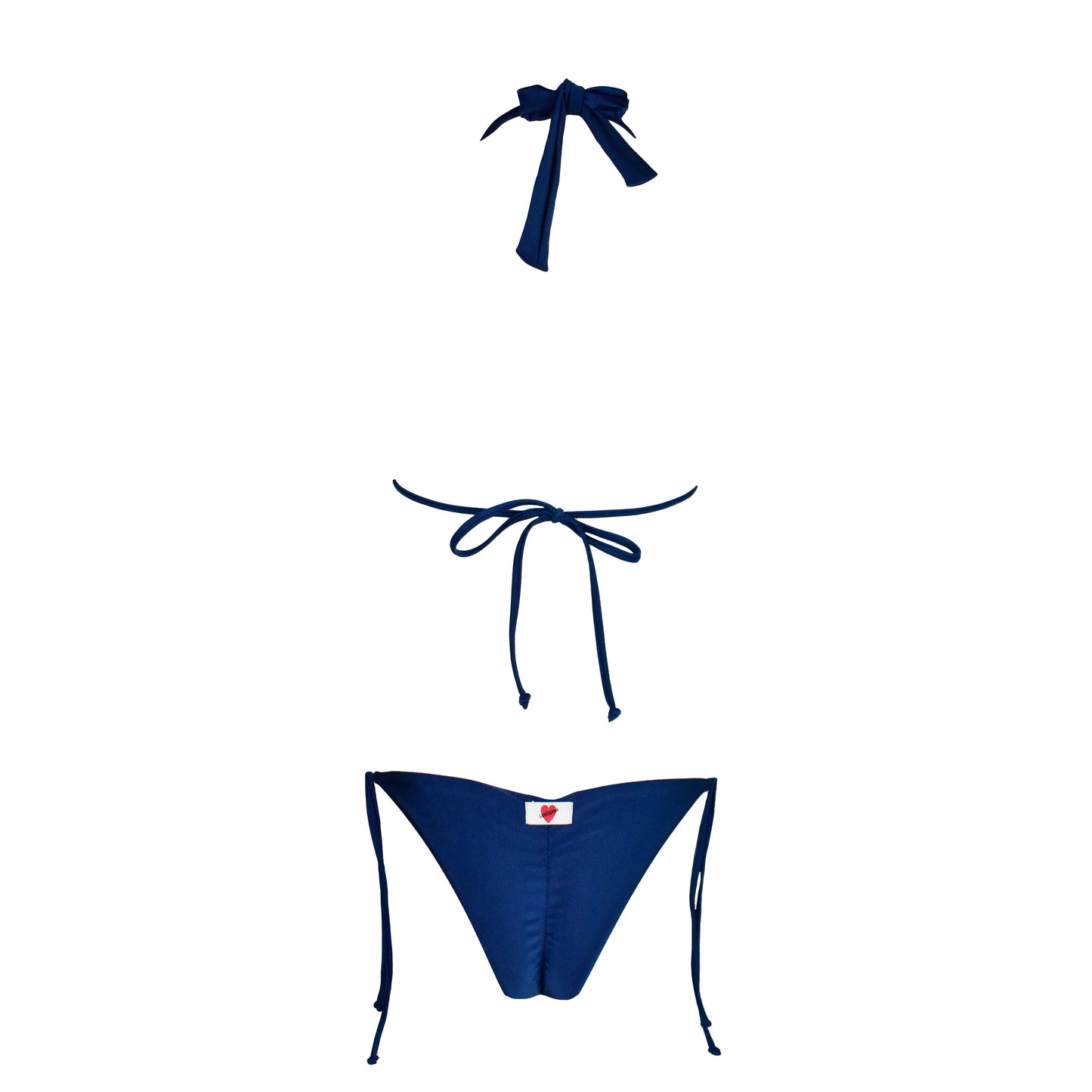 Triangolo Angelina Satin Night Blue