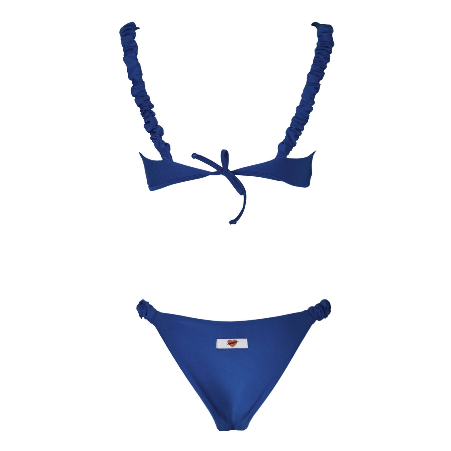 Corpetto Satin Scrunchies Night Blue
