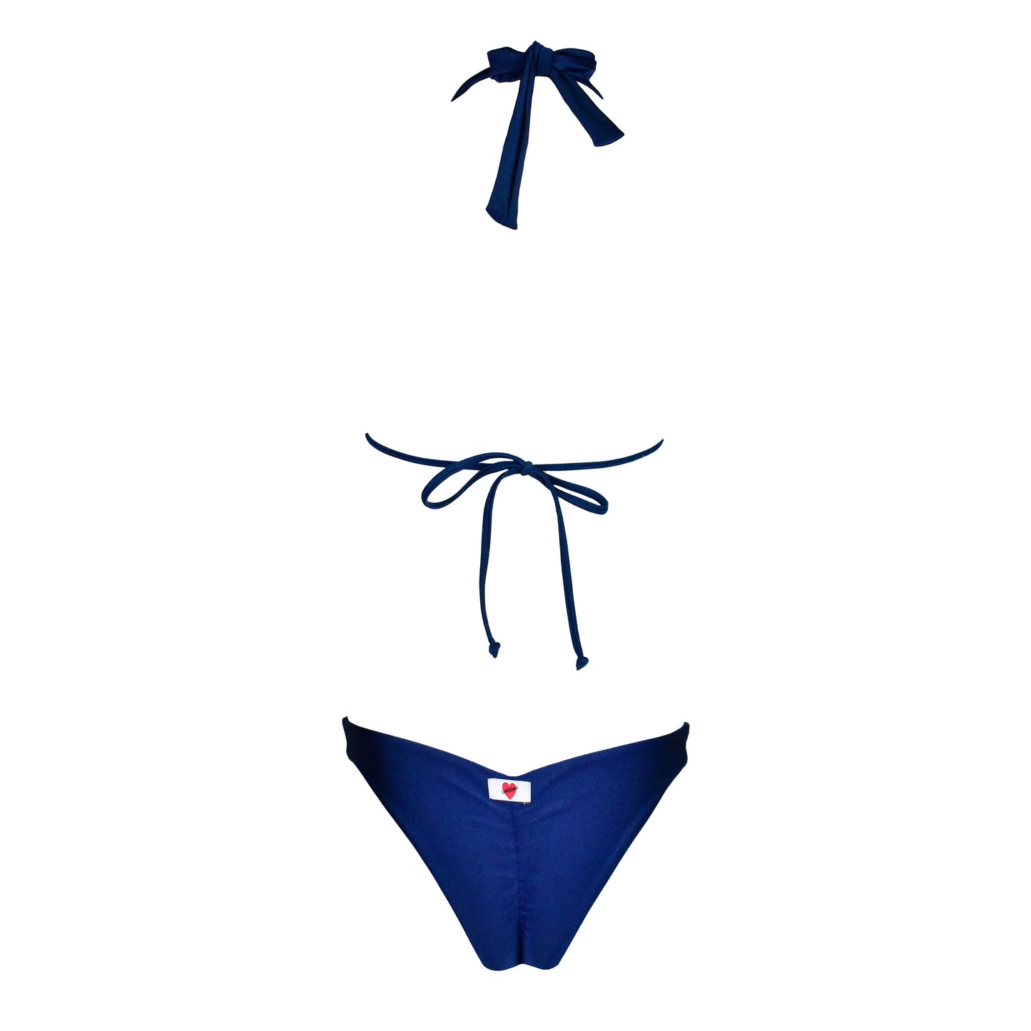 Triangolo Angelina Satin Night Blue