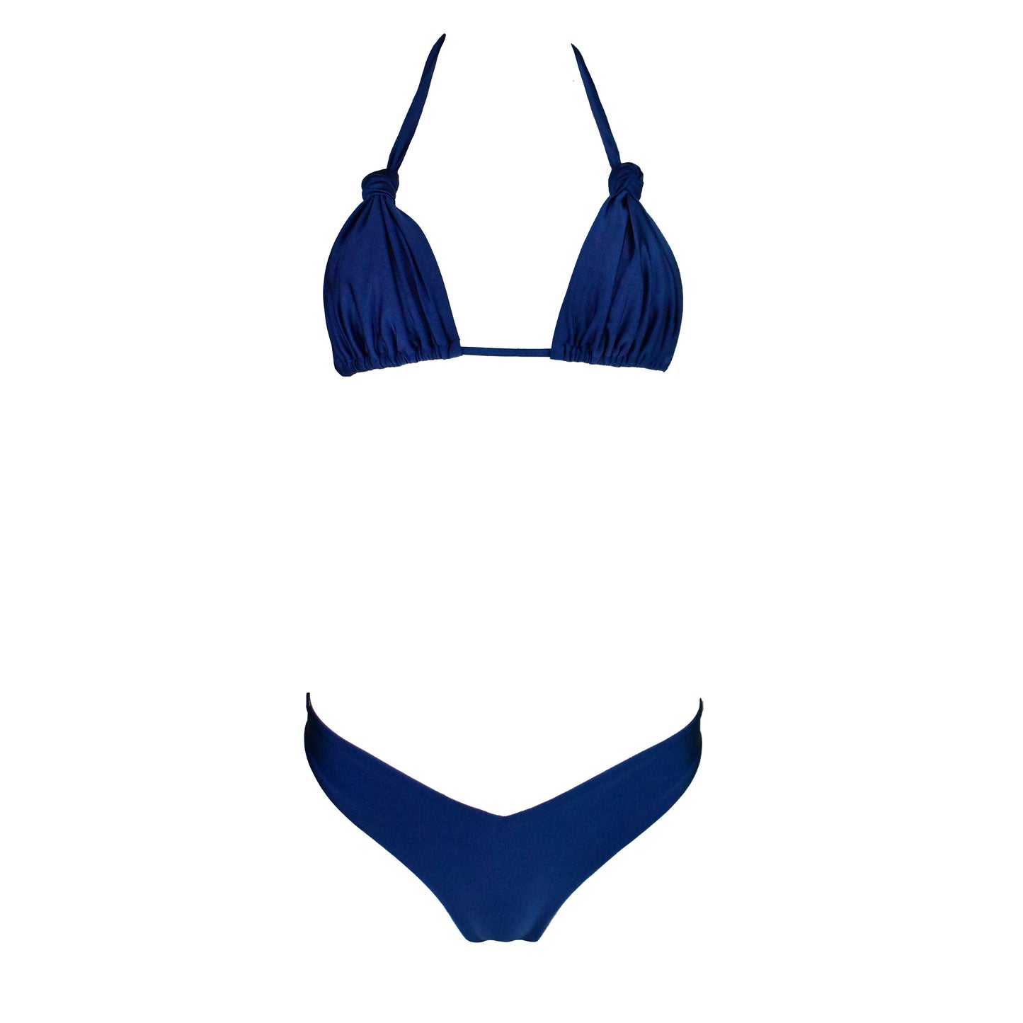 Triangolo Angelina Satin Night Blue