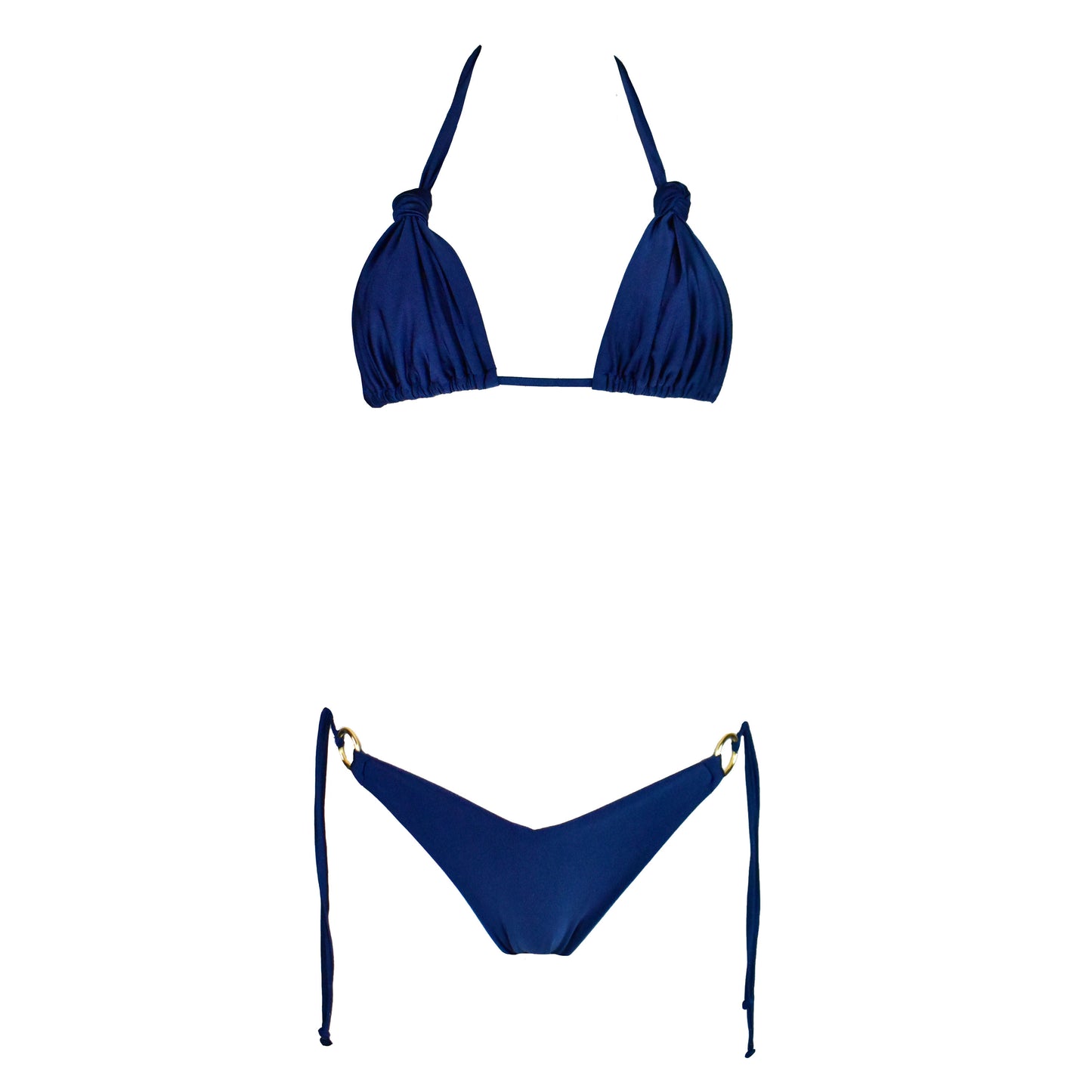 Triangolo Angelina Satin Night Blue