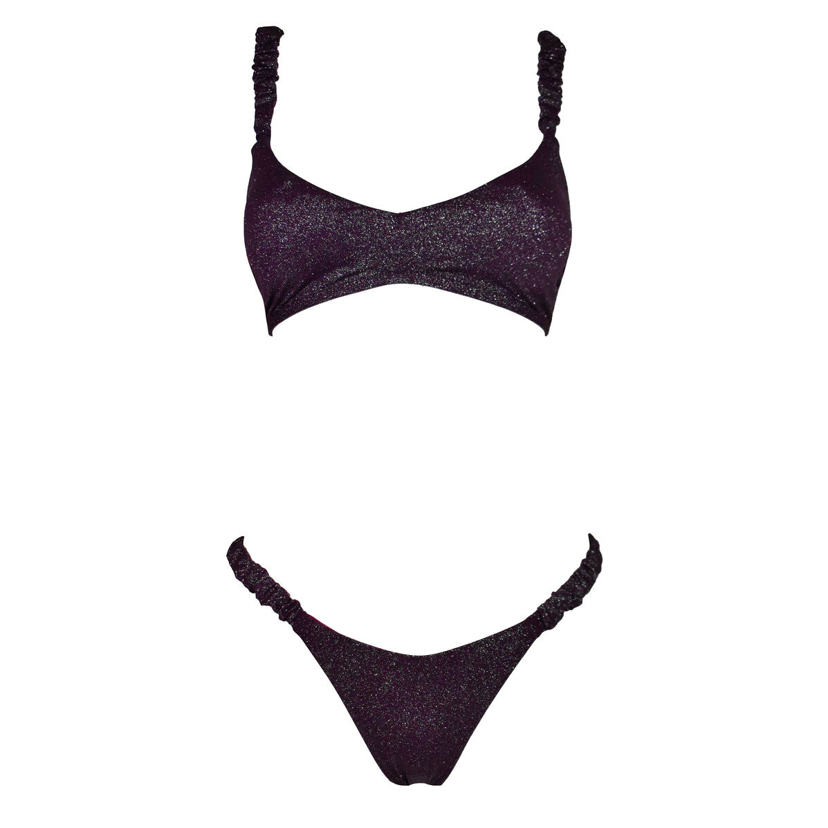 Corpetto Cristal Scrunchies Rouge Noir