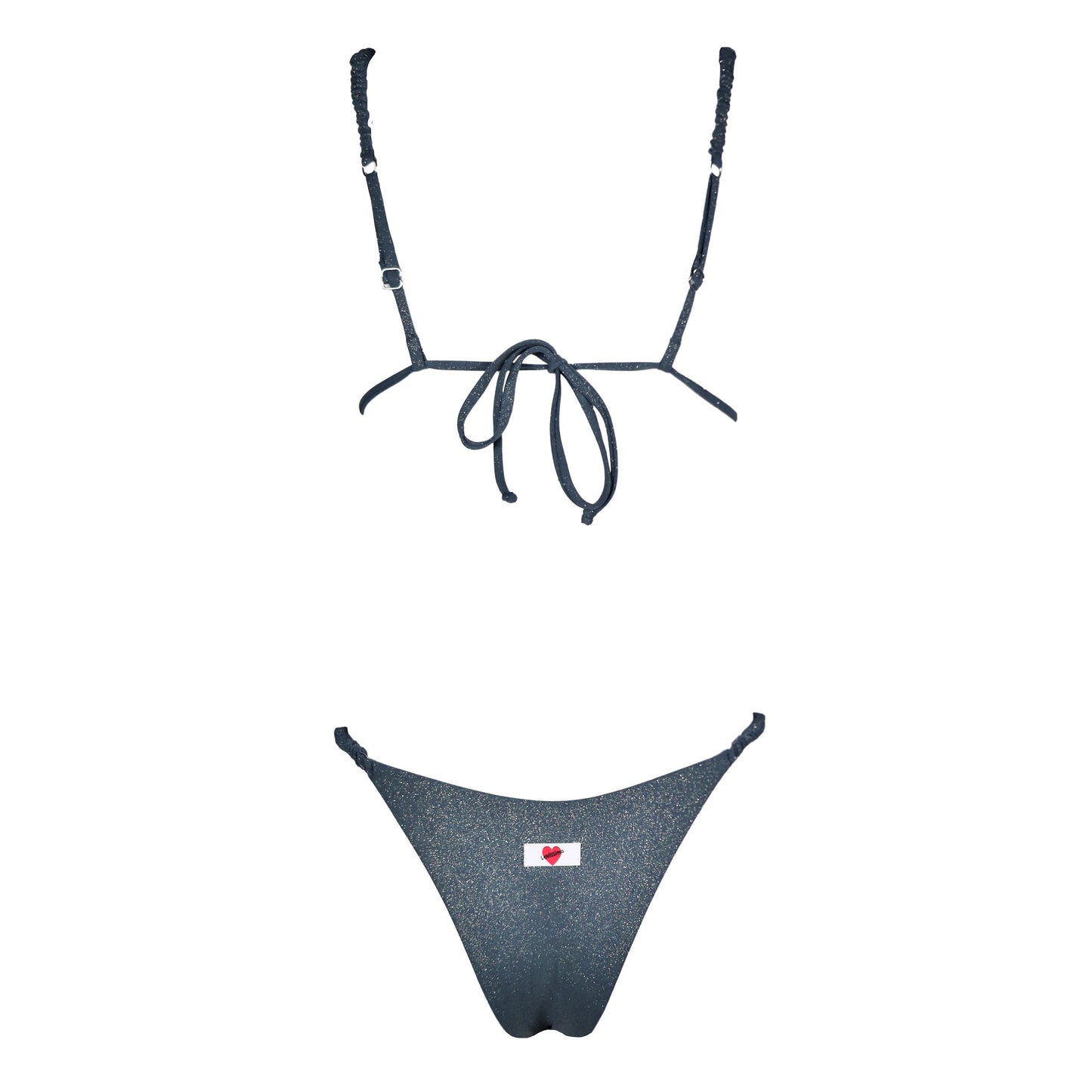 Triangolo Cristal Scrunchies Titanio