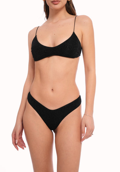 Corpetto Miami Glitter Black