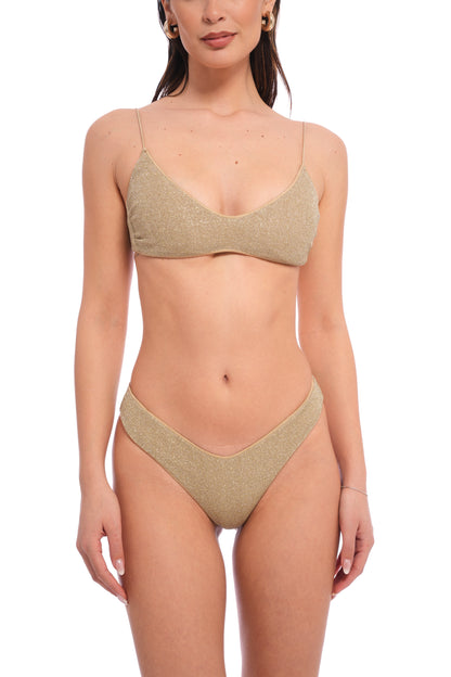 Corpetto Miami Glitter Champagne