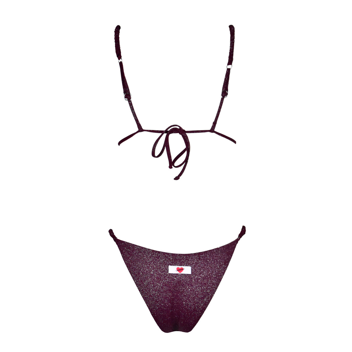 Triangolo Cristal Scrunchies Sangria