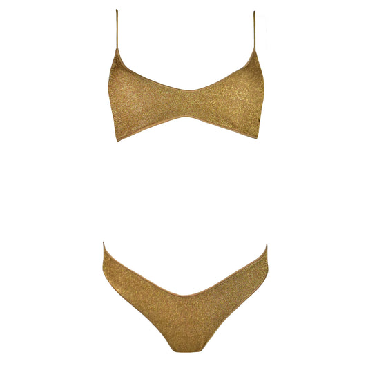 Corpetto Miami Glitter Gold