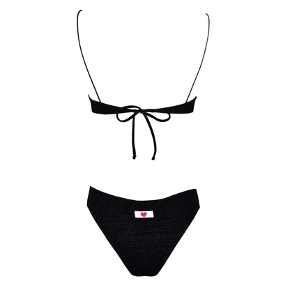 Corpetto Miami Glitter Black