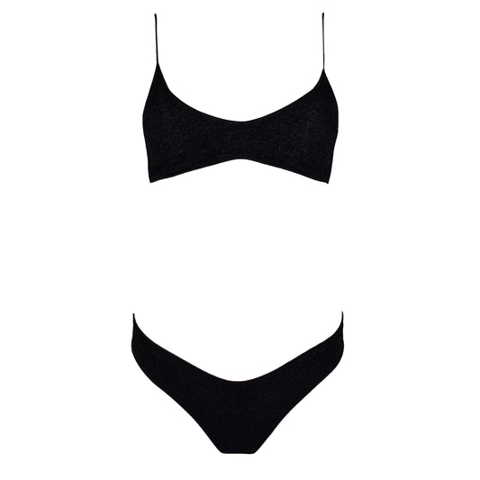 Corpetto Miami Glitter Black
