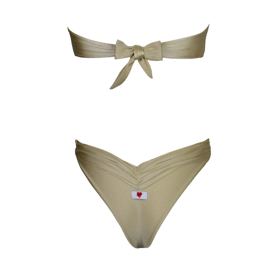 Fascia Satin Giselle Champagne