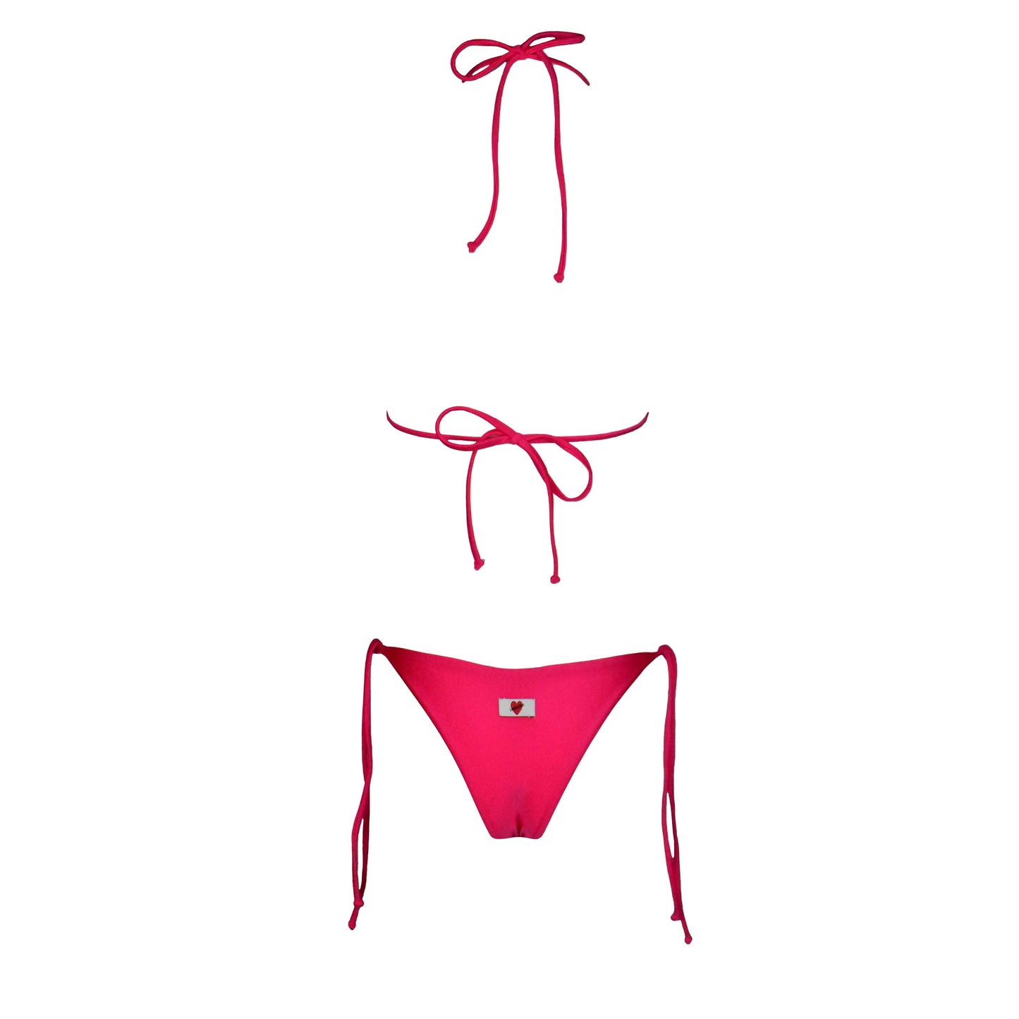 Triangolo Seta Corinne Hot Pink