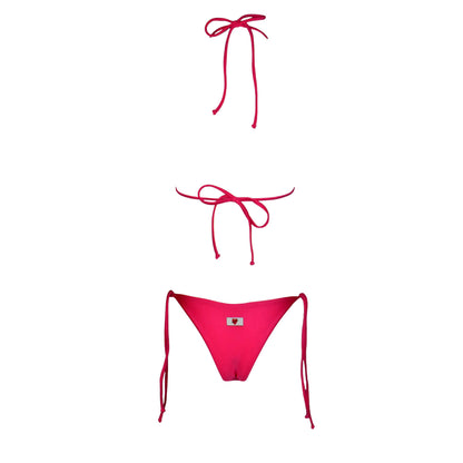 Triangolo Seta Corinne Hot Pink