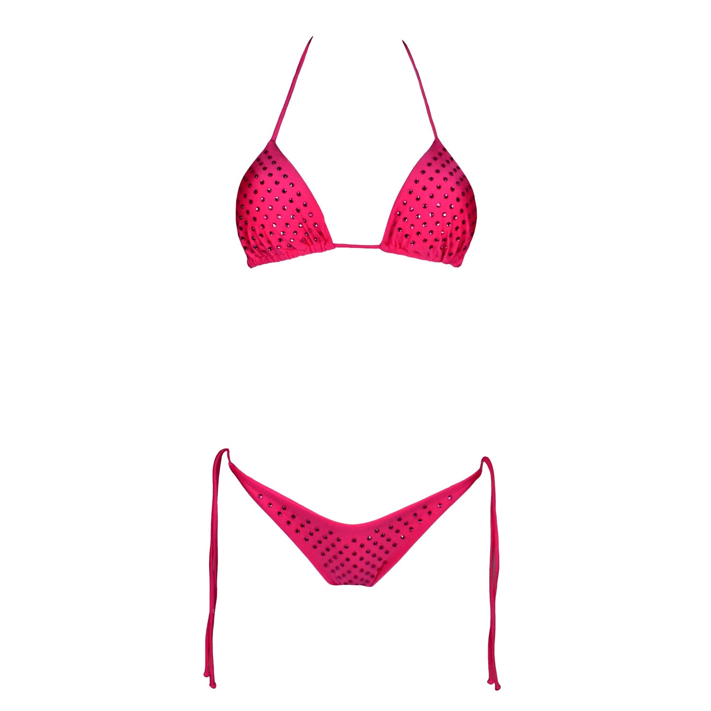 Triangolo Seta Corinne Hot Pink