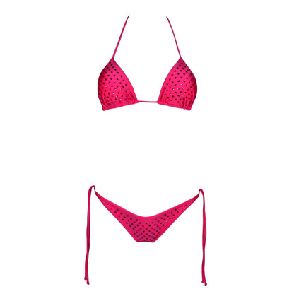 Triangolo Seta Corinne Hot Pink