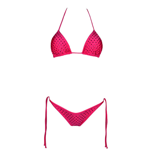 Triangolo Seta Corinne Hot Pink