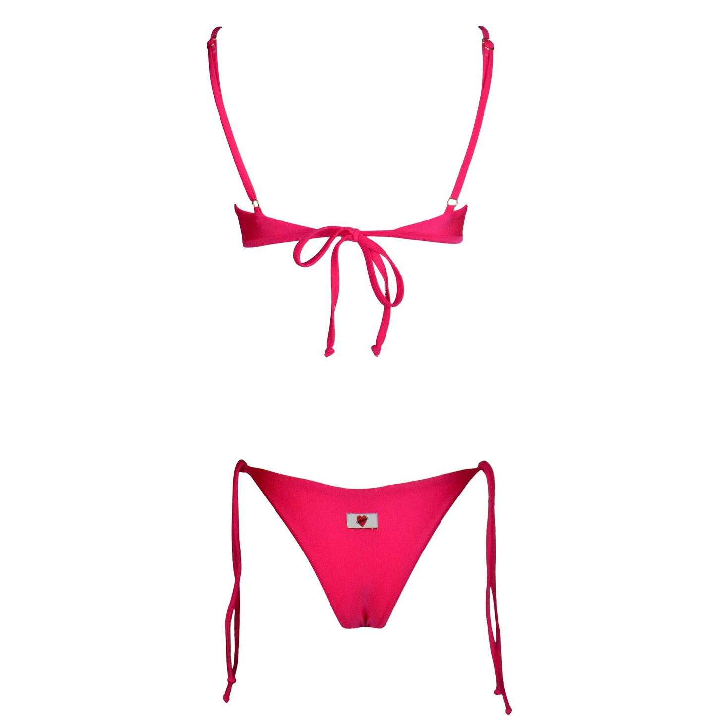 Corpetto Seta Corinne Hot Pink