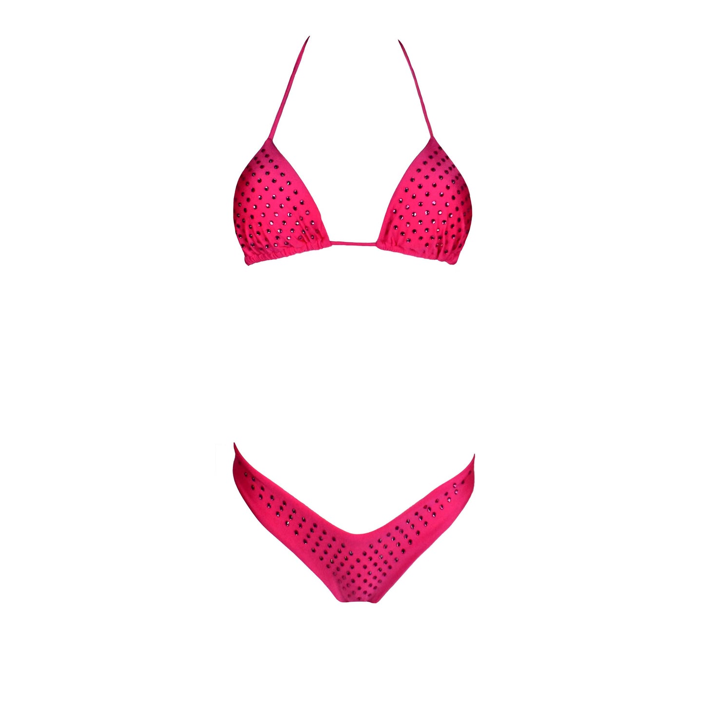 Triangolo Seta Corinne Hot Pink