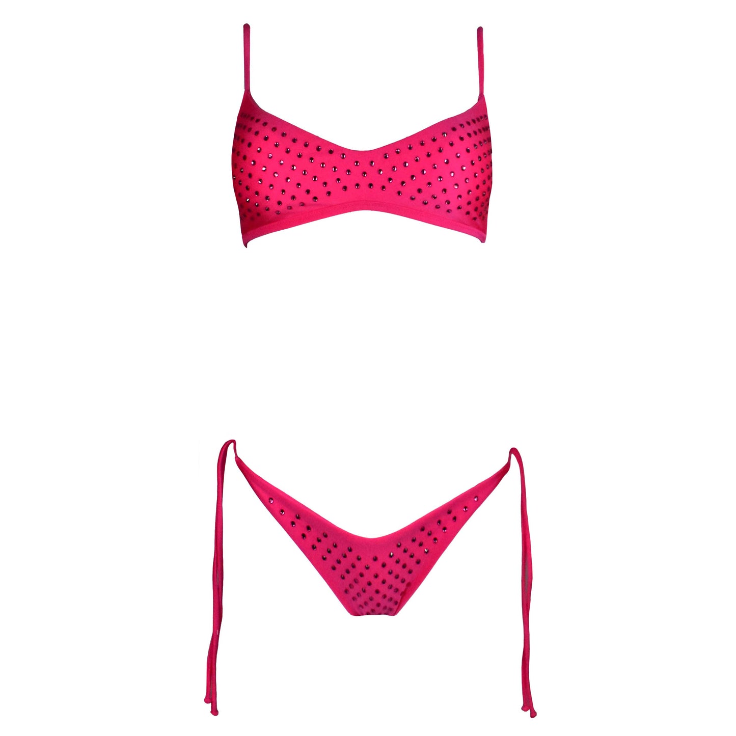 Corpetto Seta Corinne Hot Pink
